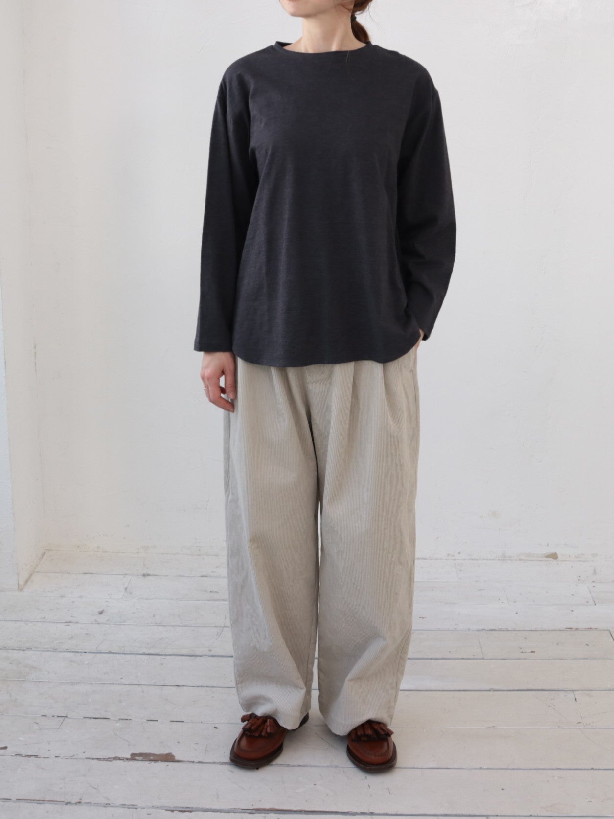 doux bleu マーブルヴィンテージプルオーバー DB-2551-041