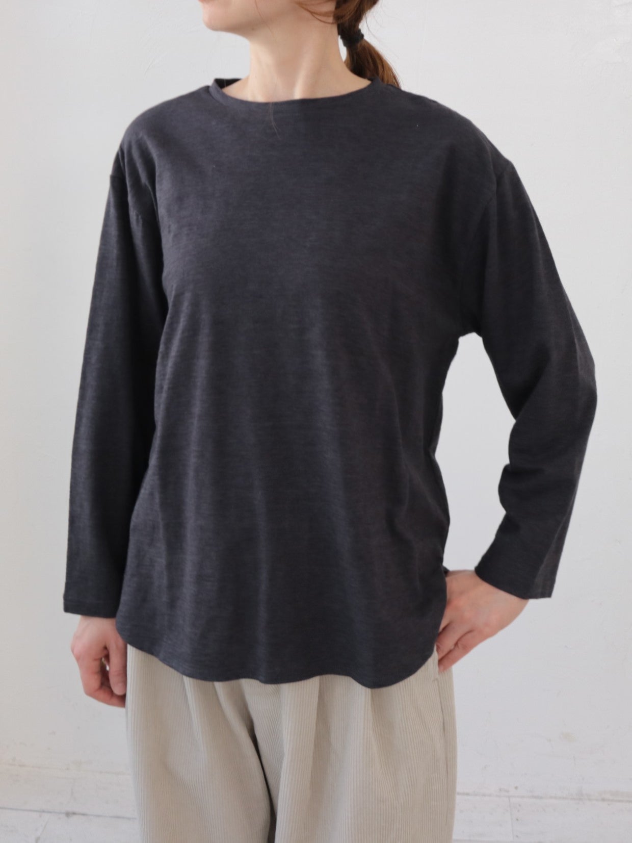 doux bleu マーブルヴィンテージプルオーバー DB-2551-041