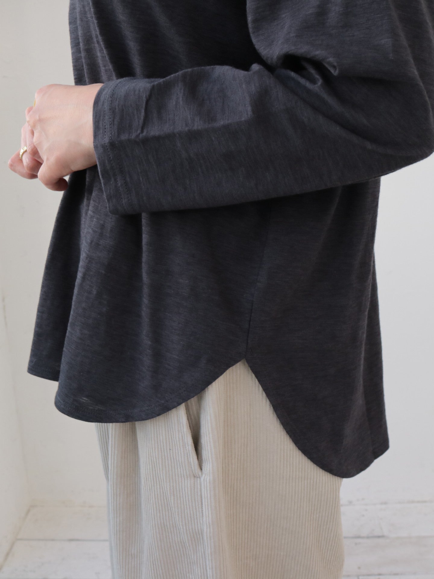 doux bleu マーブルヴィンテージプルオーバー DB-2551-041