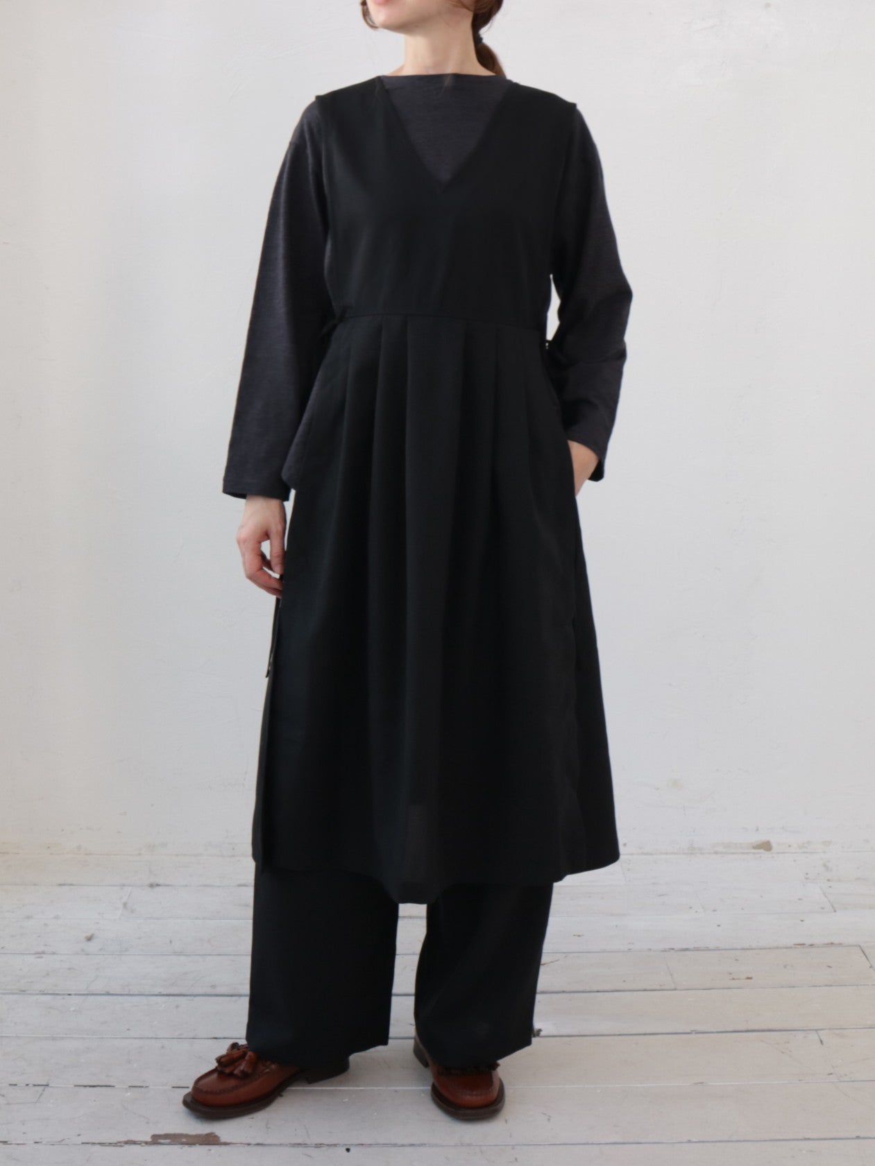 doux bleu ウーリーノ 2WAYベストワンピース DB-2554-052