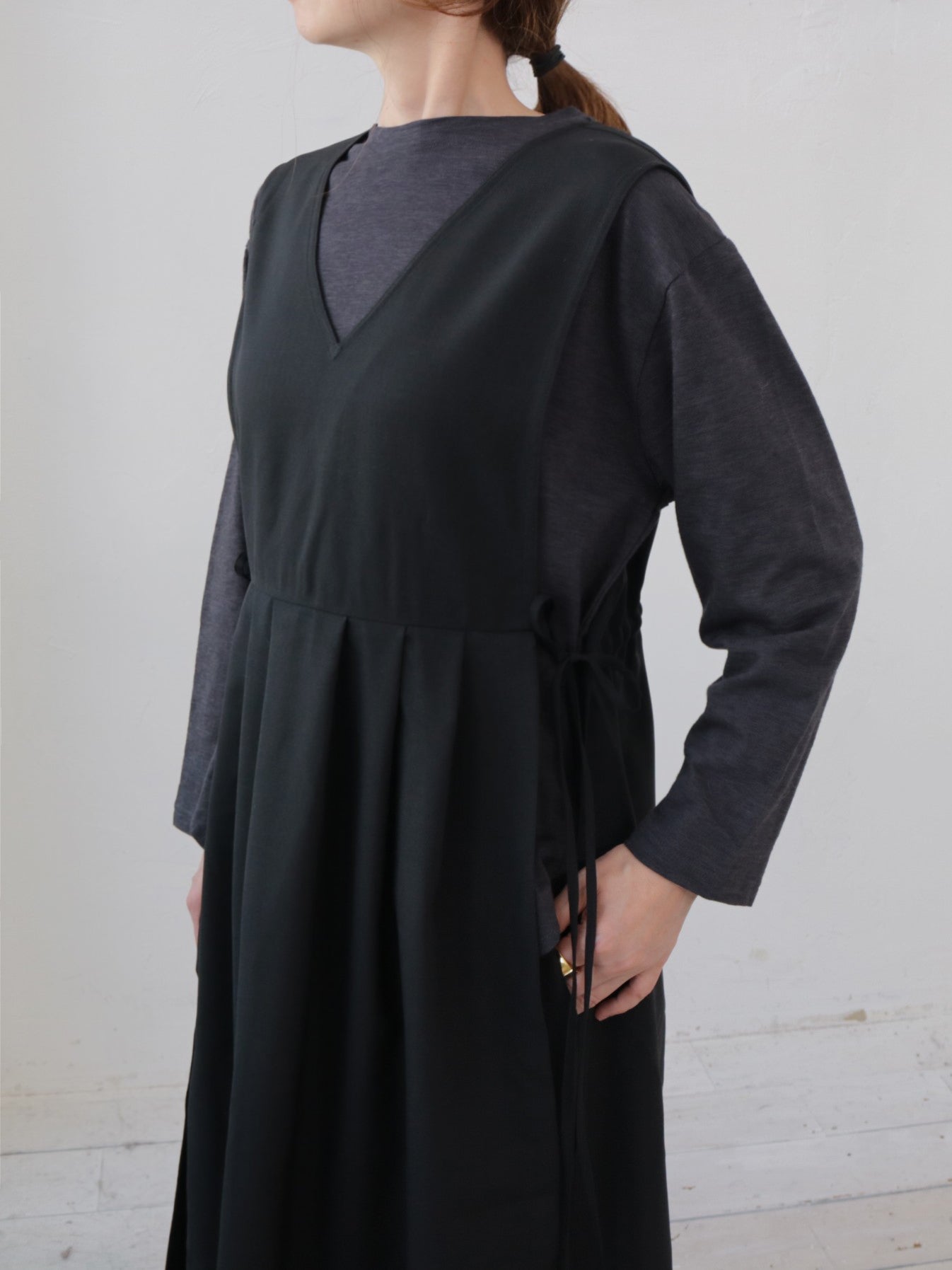 doux bleu ウーリーノ 2WAYベストワンピース DB-2554-052