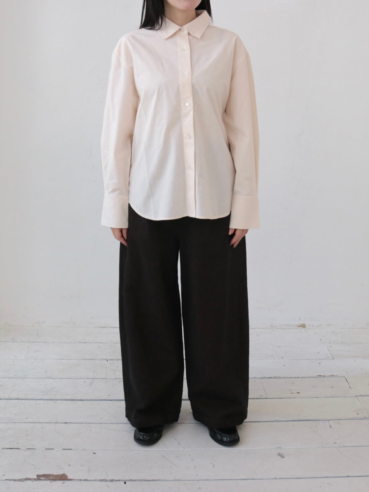 YARRA リネンコットンストレートパンツ YR-1645-235