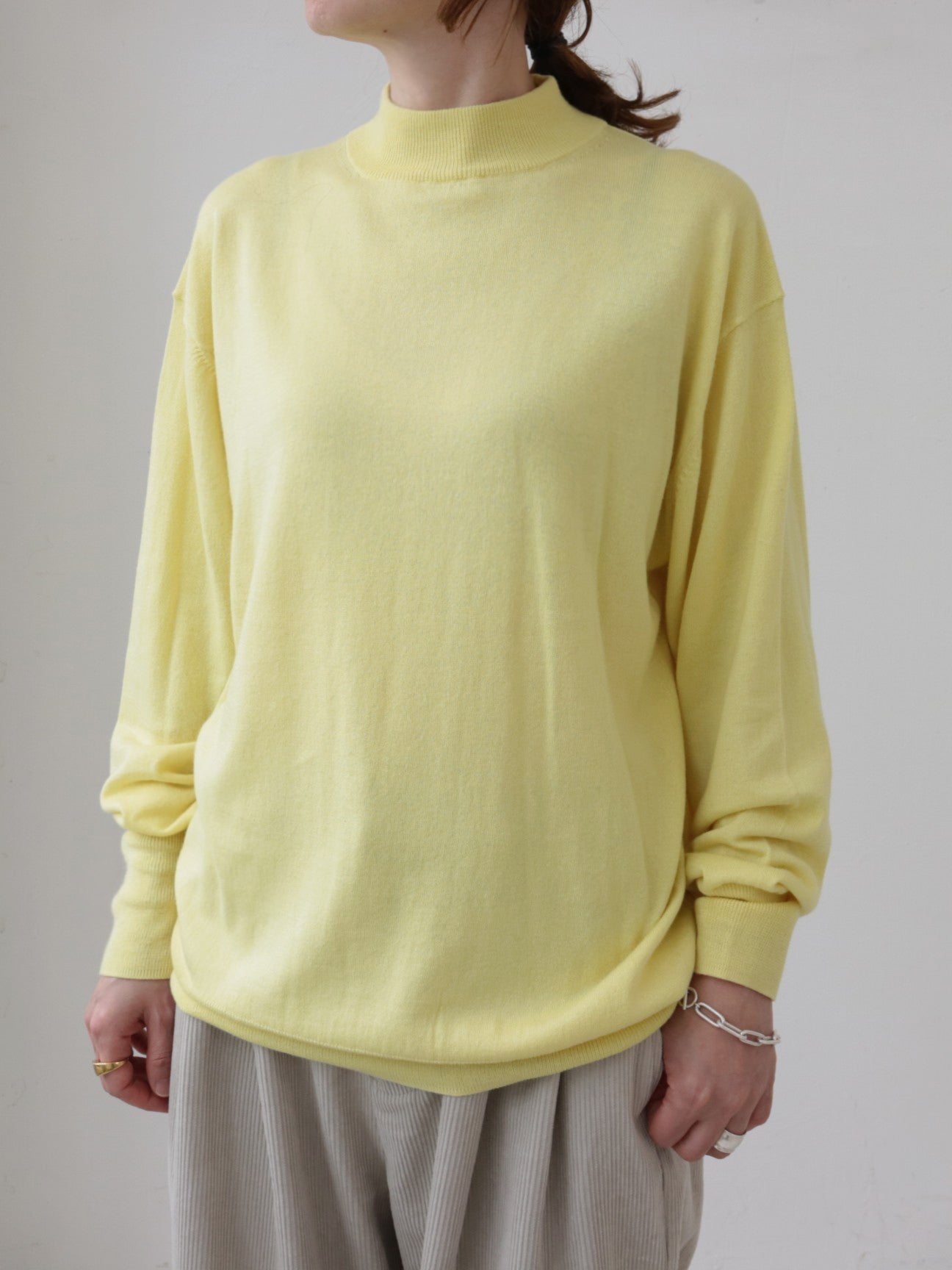 doux bleu コットンシルクカシミアプルオーバー DB-2552-045