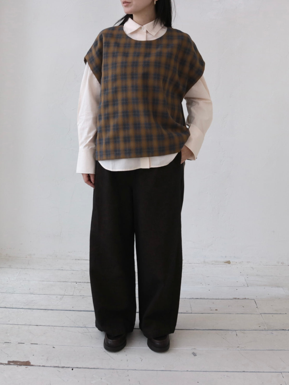 YARRA INDIAキャンブリックシャツ YR-1643-232