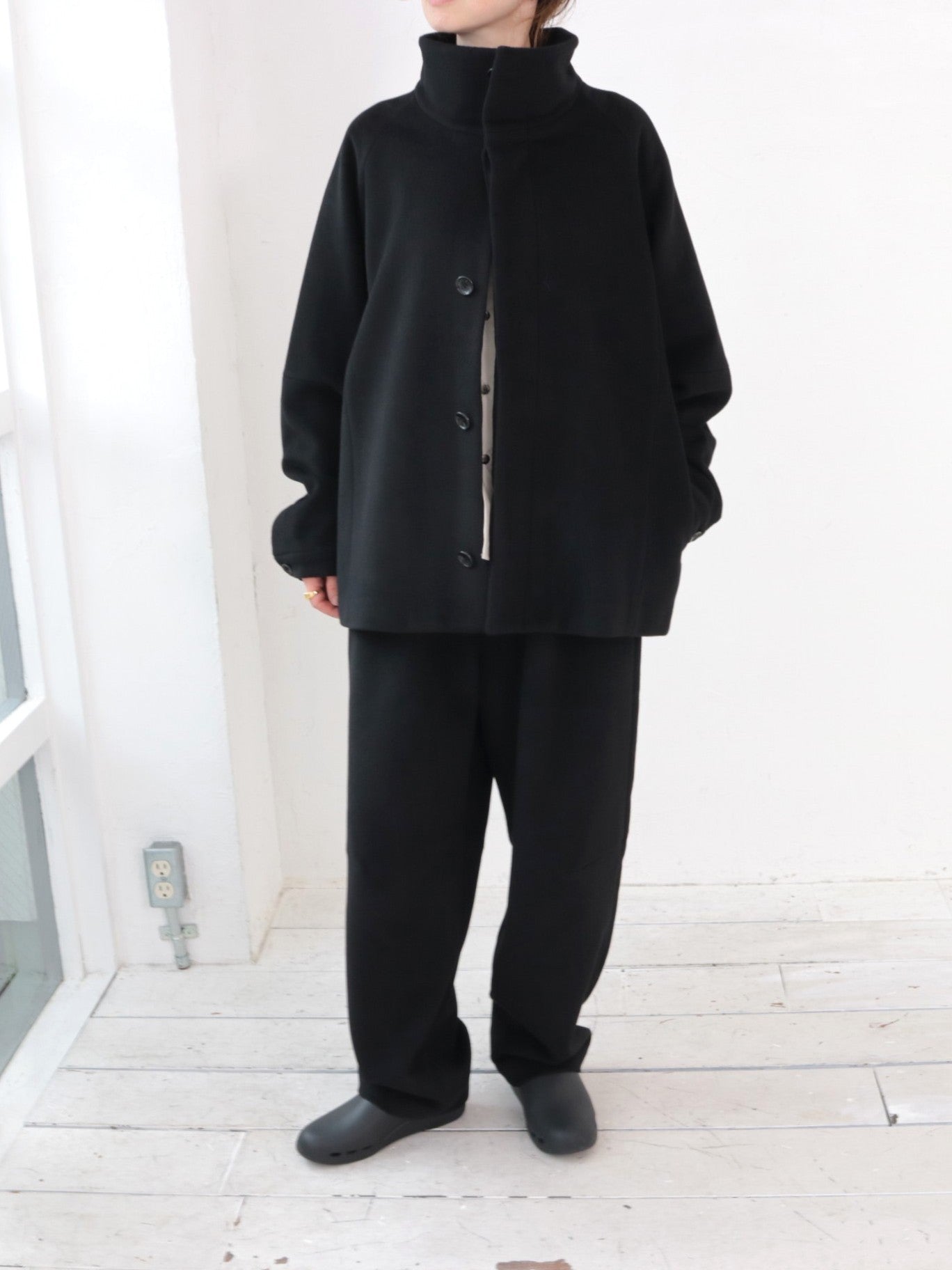 YARRA NEU カシミヤ混ウール裏付きパンツ NU-5555-429