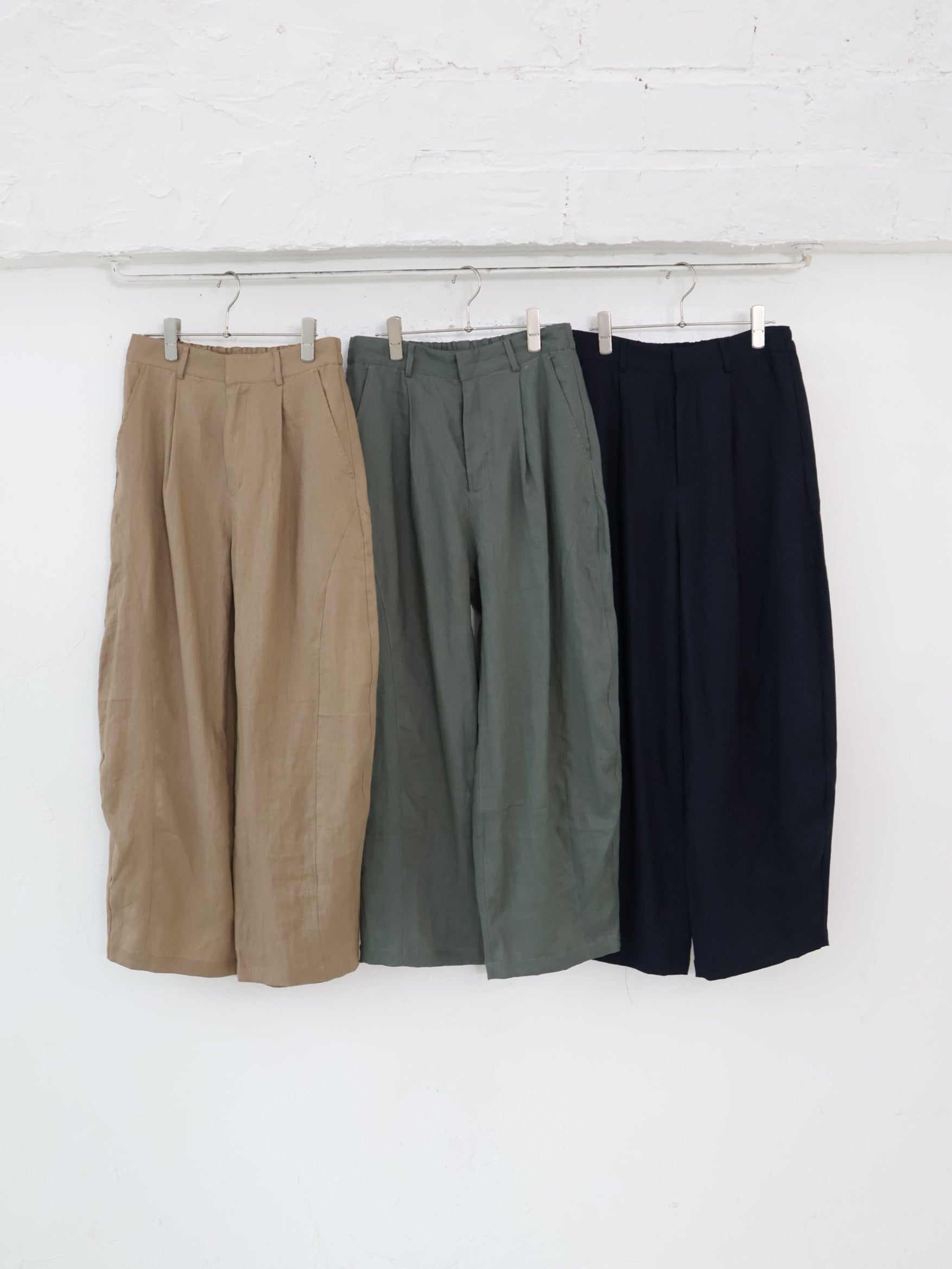 doux bleu リネンカーブパンツ DB-2645-012