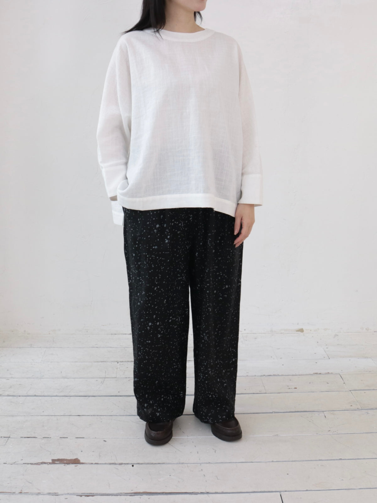 YARRA リネンテンセルワイド2WAYブラウス YR-1643-211
