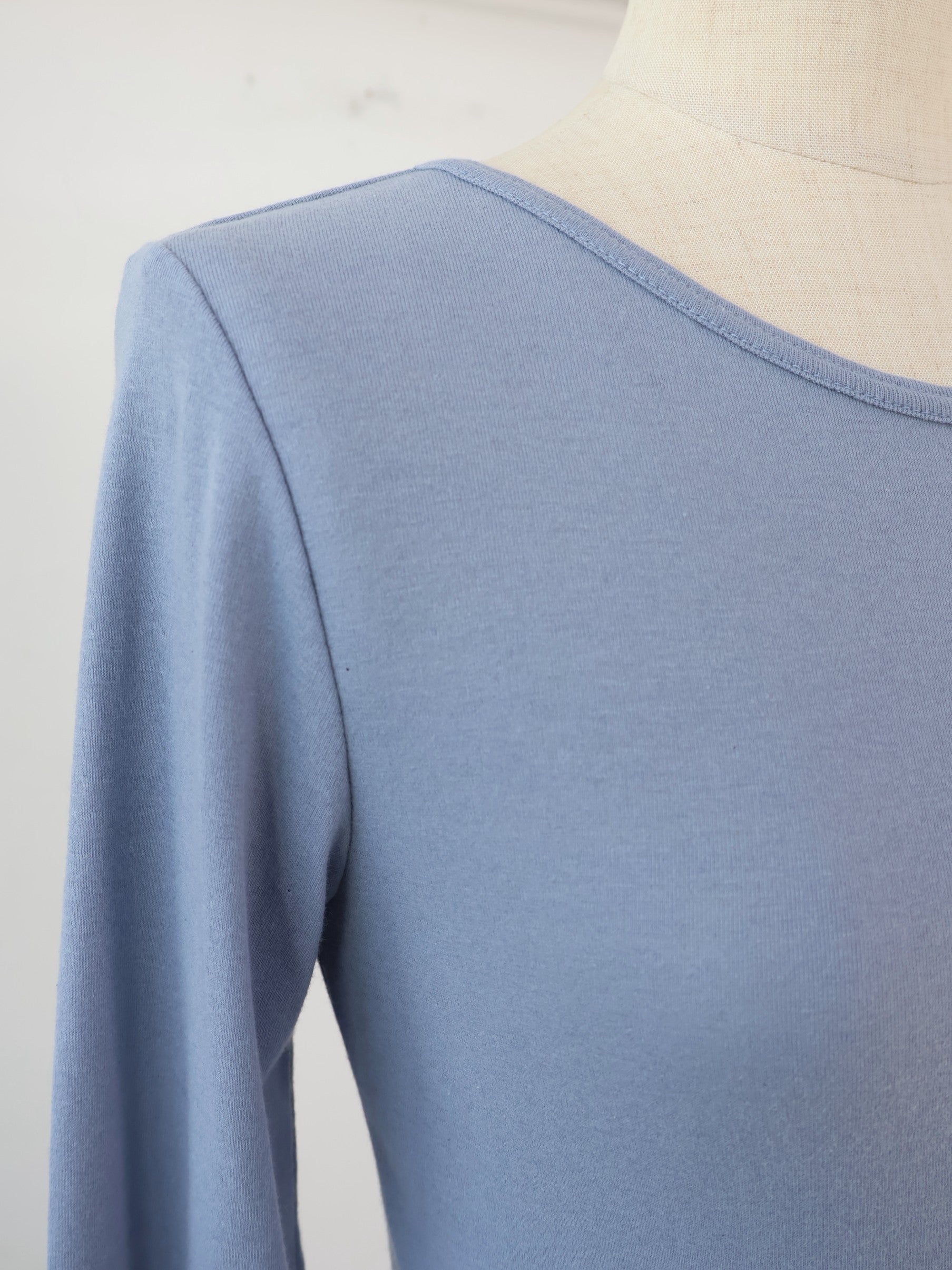 doux bleu コットンカシミヤ フライスプルオーバー DB-2641-013