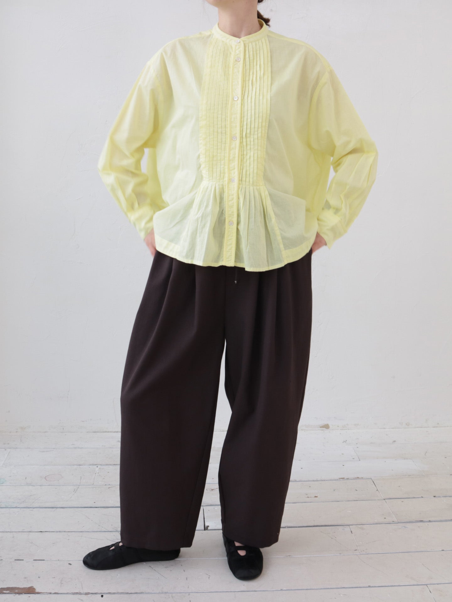 doux bleu ドライオックス タックパンツ DB-2515-022
