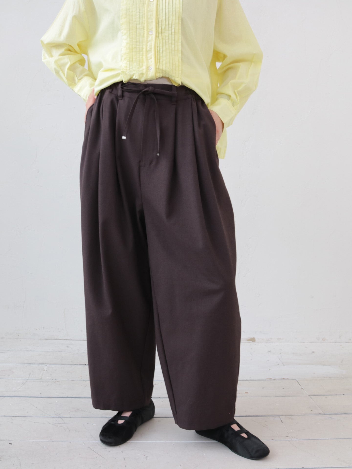 doux bleu ドライオックス タックパンツ DB-2515-022