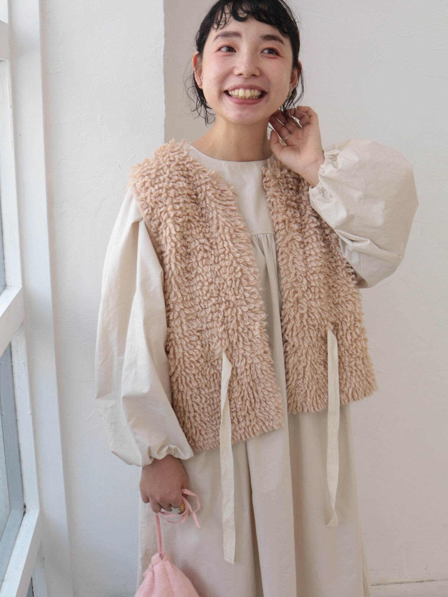 【予約販売 10月下旬発送】YARRA ami×YARRA ギャザーワンピース 1554-282