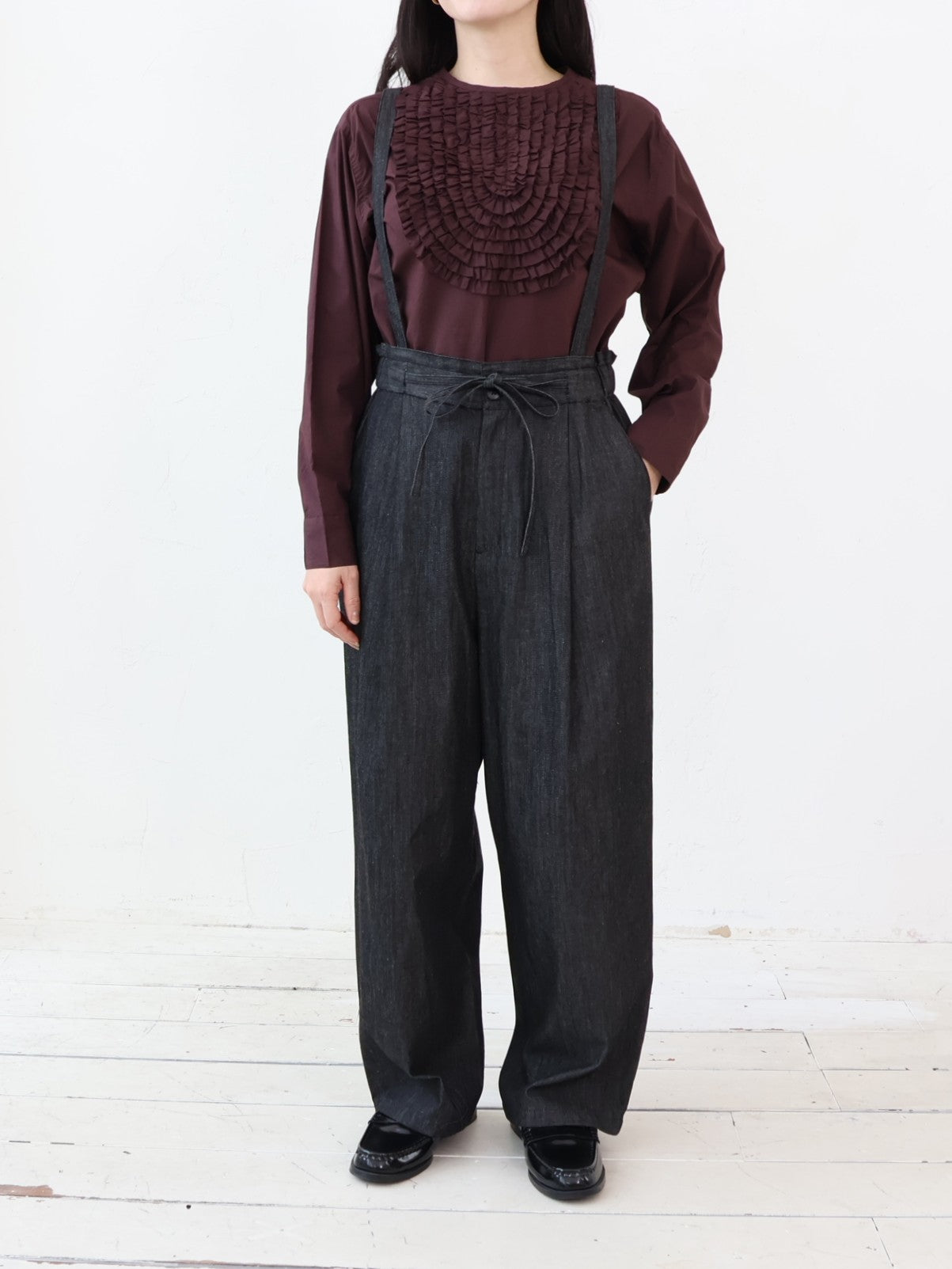 doux bleu ライトデニム サロペット DB-2645-005