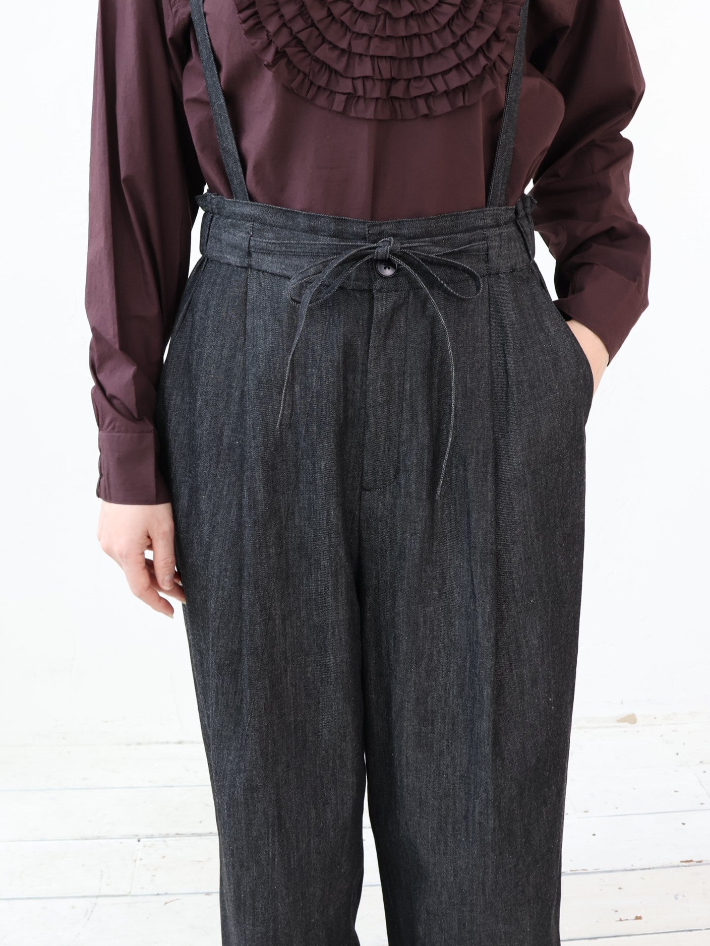 doux bleu ライトデニム サロペット DB-2645-005