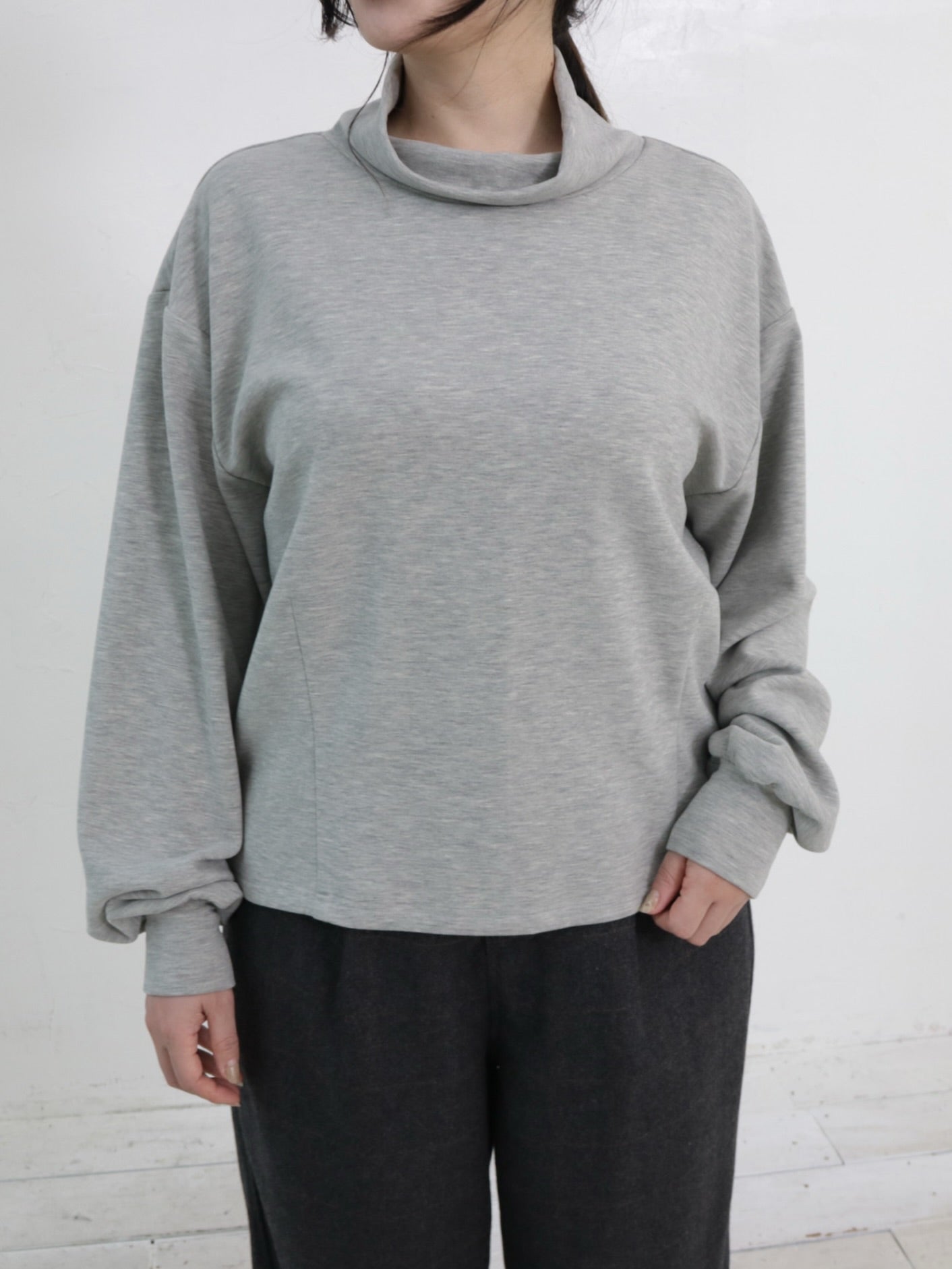 YARRA NEU ハイネックフリースTOPS NU-5551-416