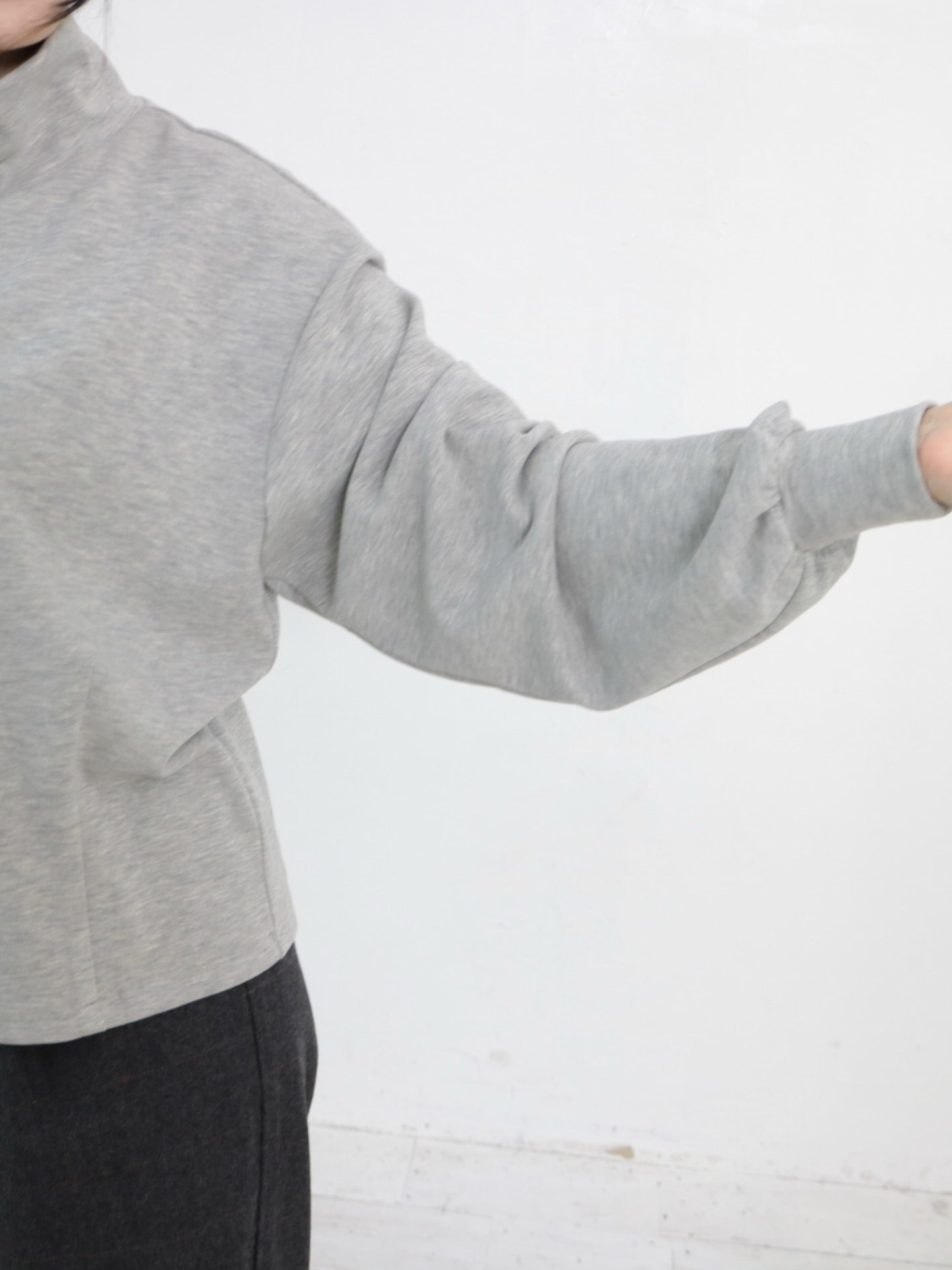 YARRA NEU ハイネックフリースTOPS NU-5551-416