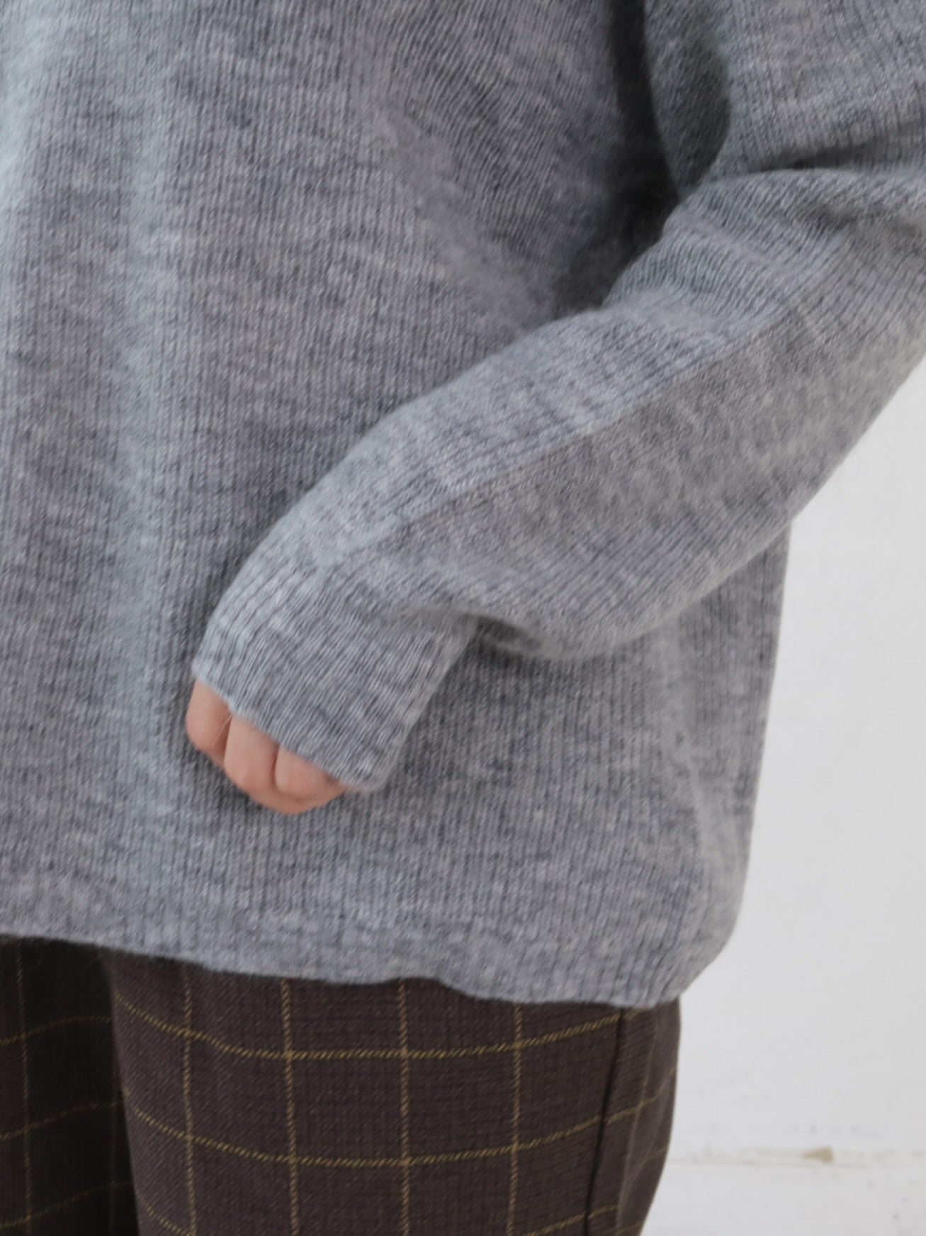 YARRA モヘアブレンドニットプルオーバー YR-1542-226