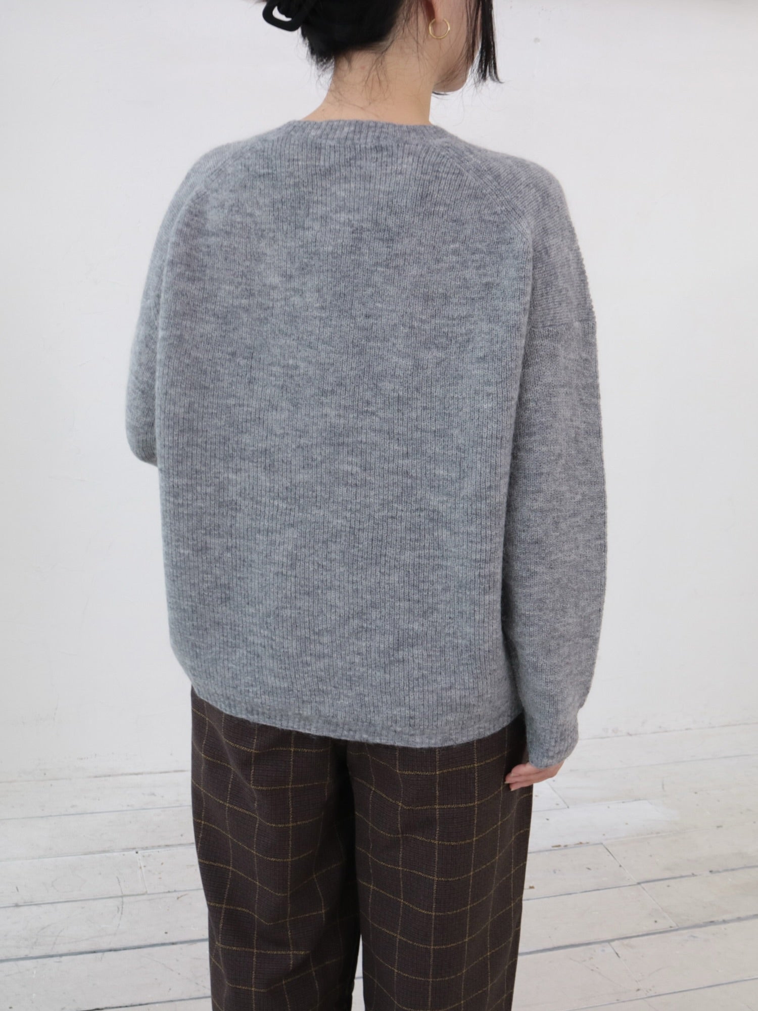 YARRA モヘアブレンドニットプルオーバー YR-1542-226