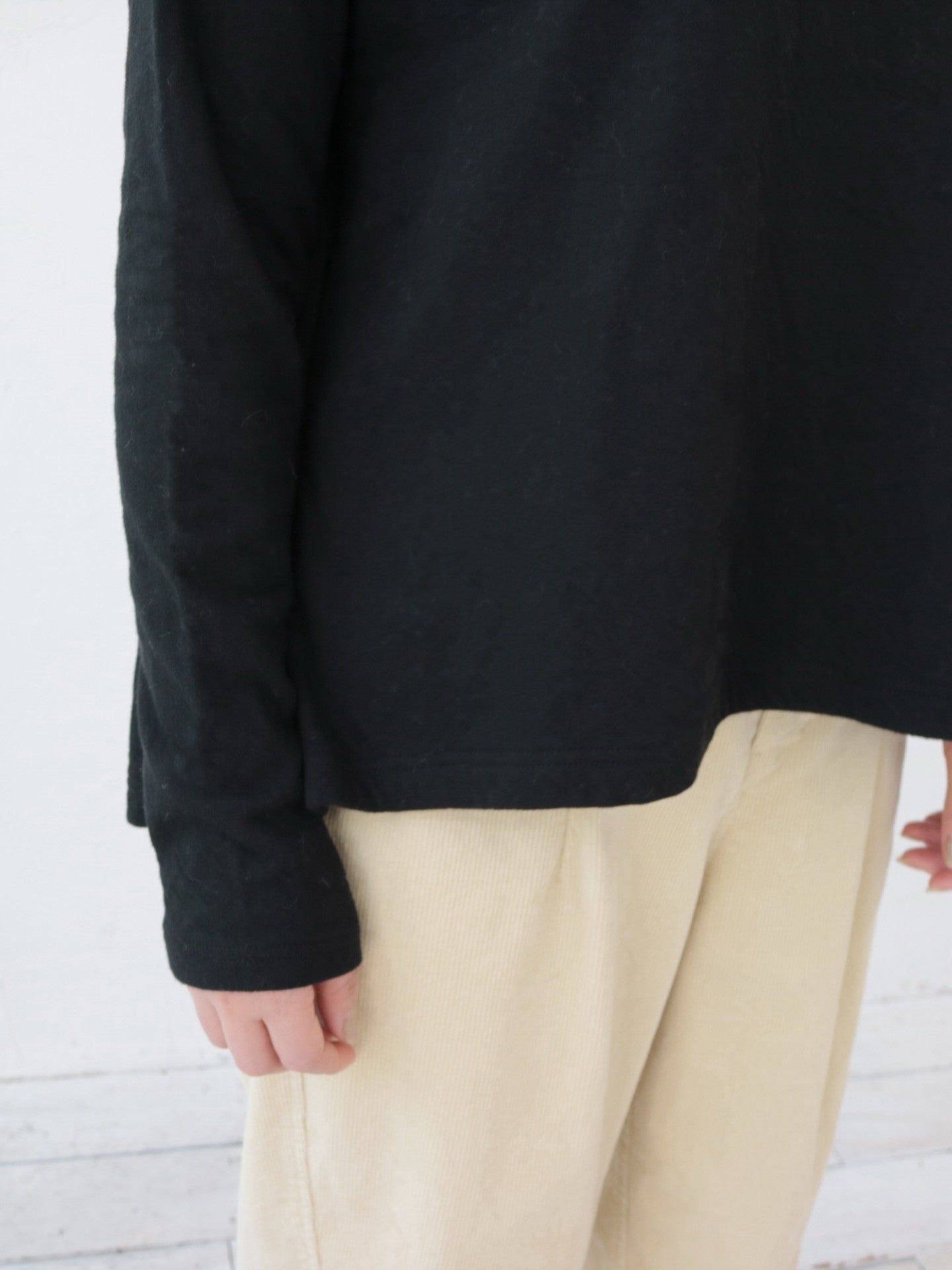 YARRA 40接結天竺ハイネックプルオーバー YR-1551-257