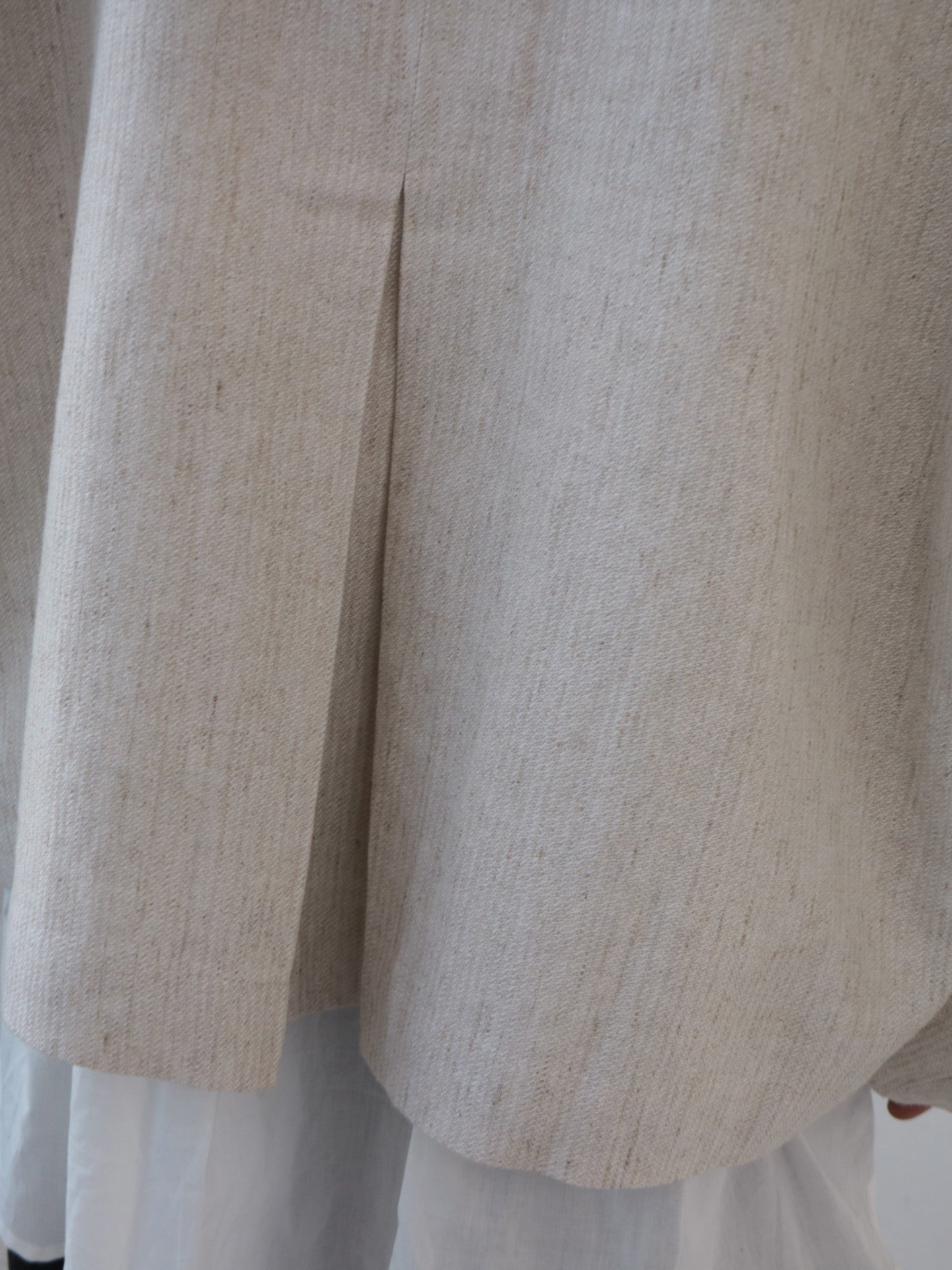 doux bleu リネンレーヨン ストライプジャケット DB-2547-016