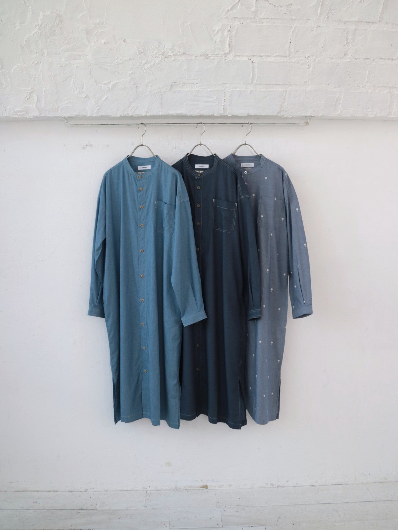 YARRA NEU SIDGRASインディゴライクワンピース NU-5614-413