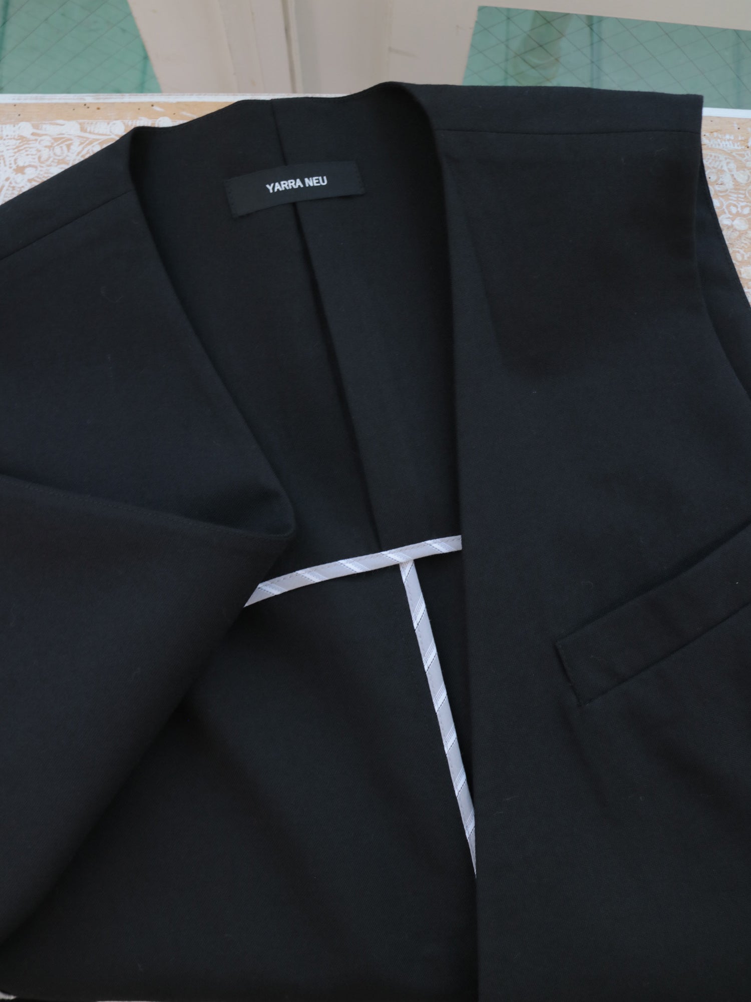 YARRA NEU サマーウールチュニックベスト NU-5618-424