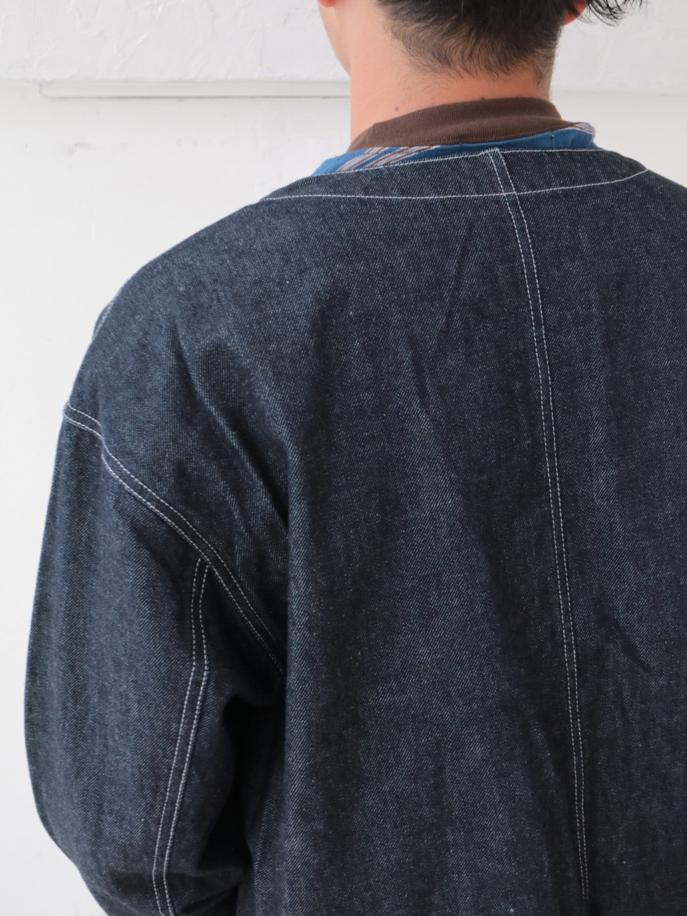 YARRA NEU 10ozノーカラーJAPANデニムジャケット NU-5617-420