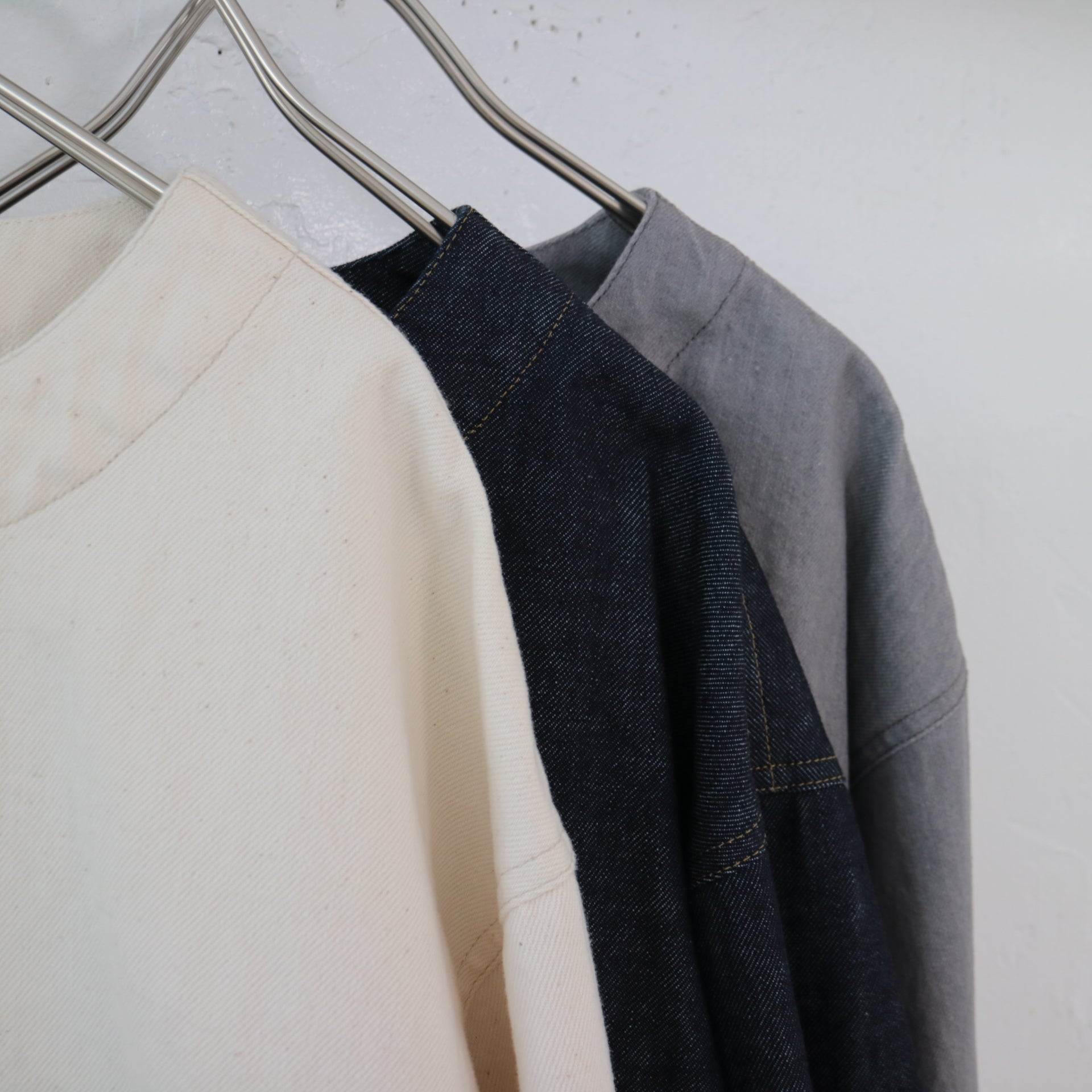 YARRA NEU 10ozノーカラーJAPANデニムジャケット NU-5517-416