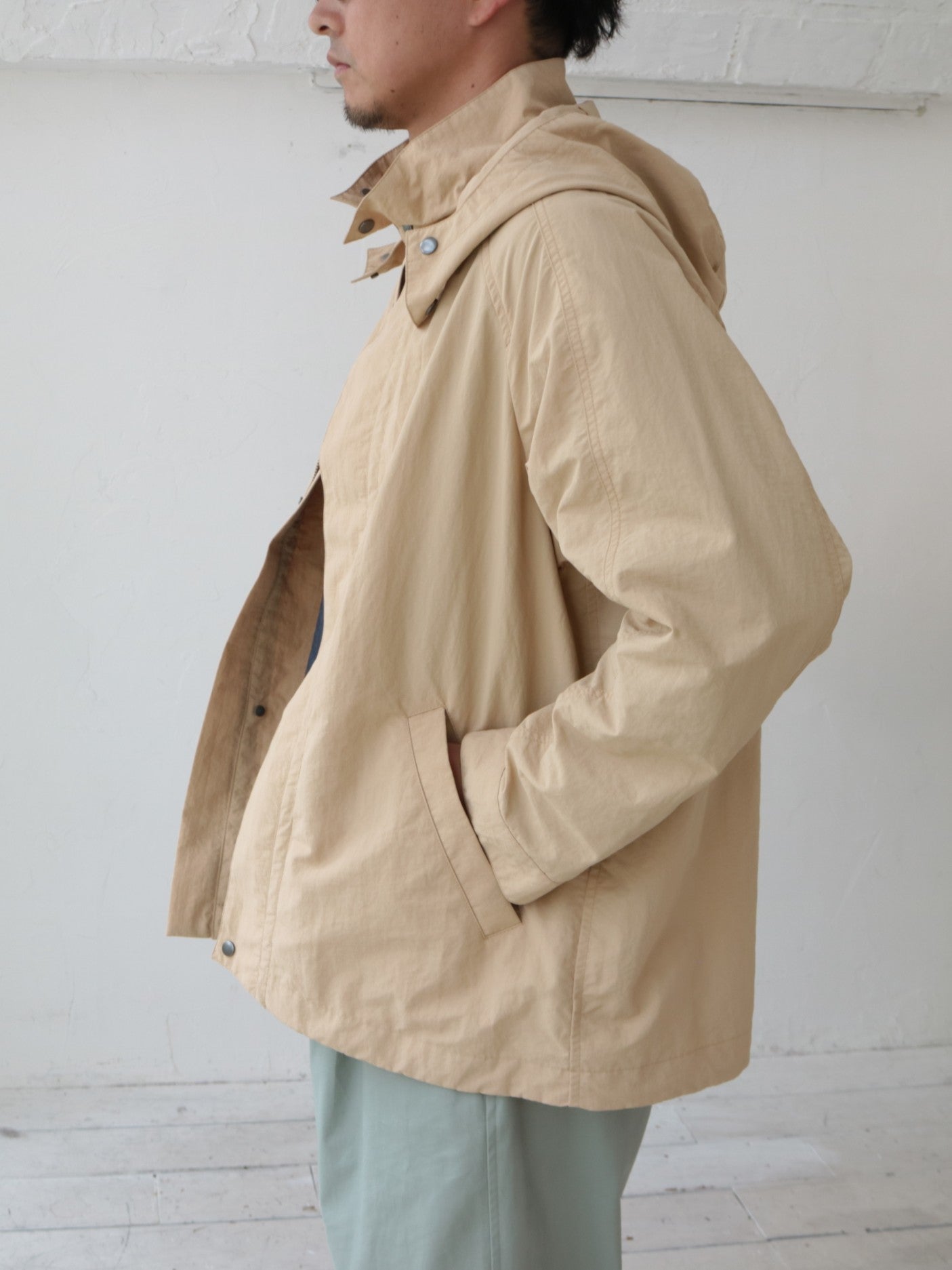 YARRA NEU ナイロンフードブルゾン NU-5617-425