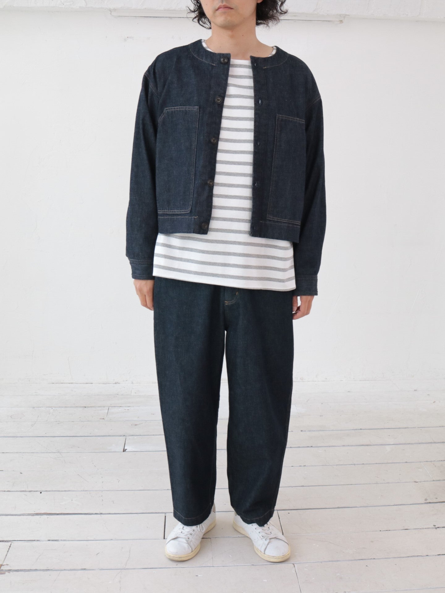 YARRA NEU 10ozノーカラーJAPANデニムジャケット NU-5517-416