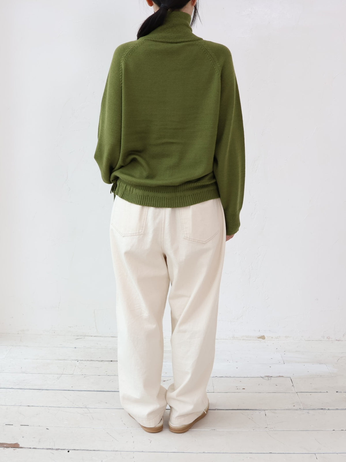 YARRA NEU メリノウールジップアップニットブルゾン NU-5652-434