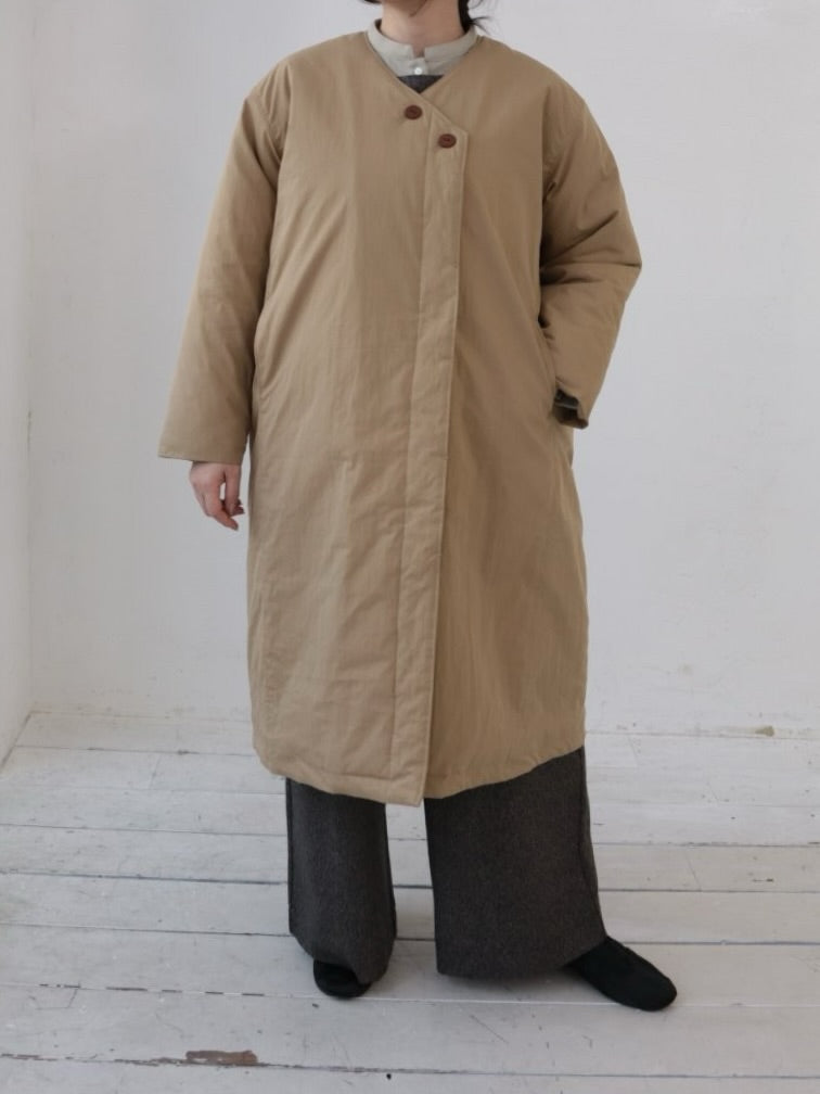 YARRA ヒヨクステッチ中綿キルトコート YR-1557-271