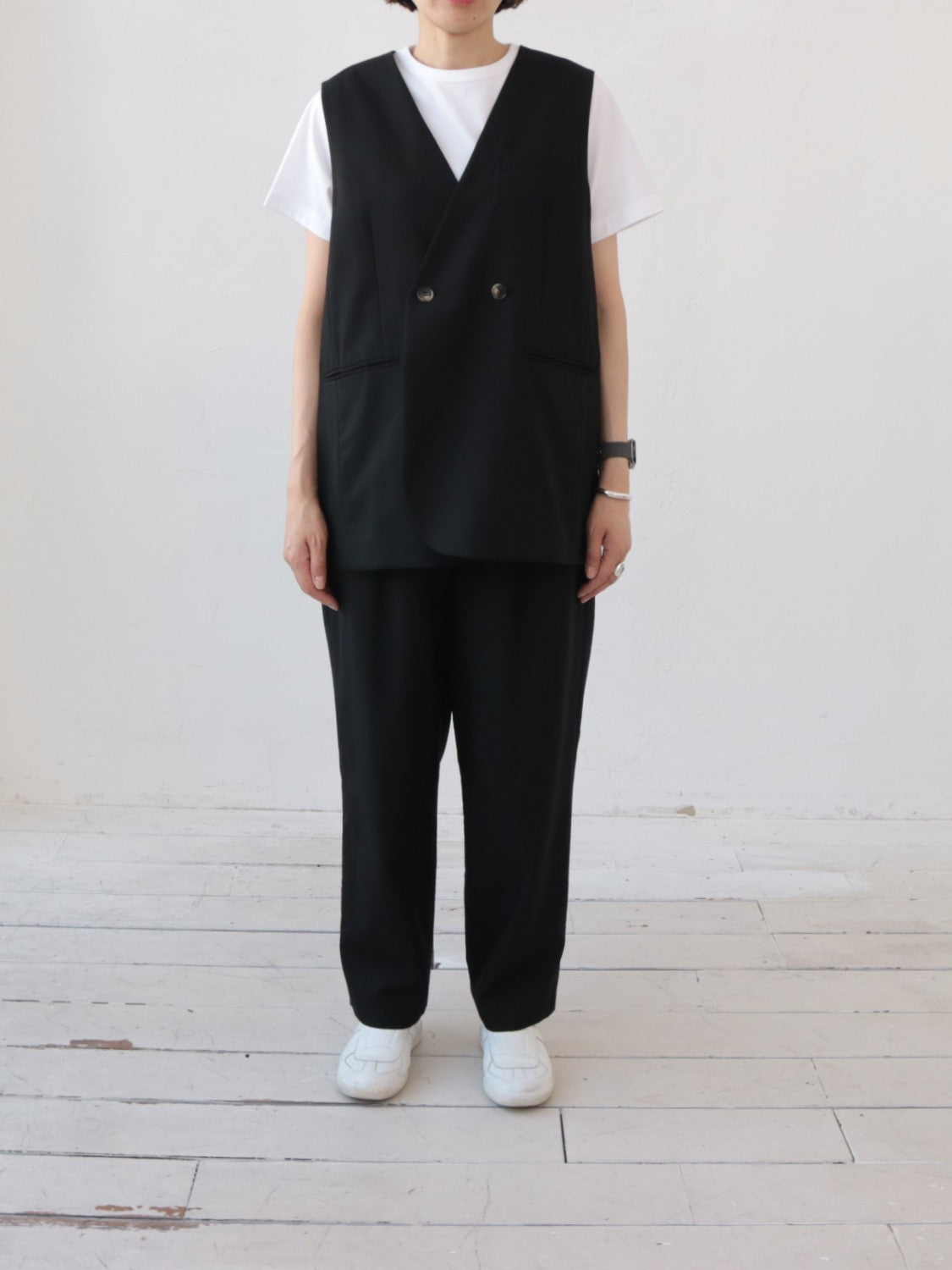 YARRA NEU サマーウールチュニックベスト NU-5618-424