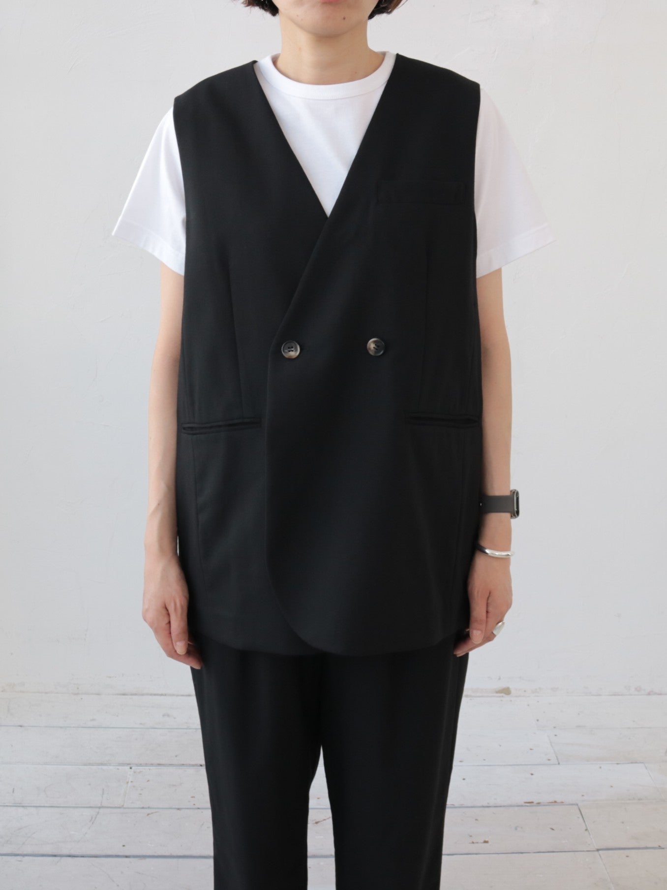 YARRA NEU サマーウールチュニックベスト NU-5618-424