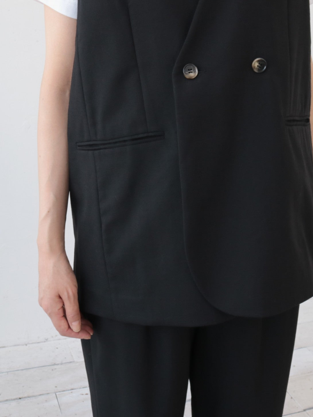 YARRA NEU サマーウールチュニックベスト NU-5618-424