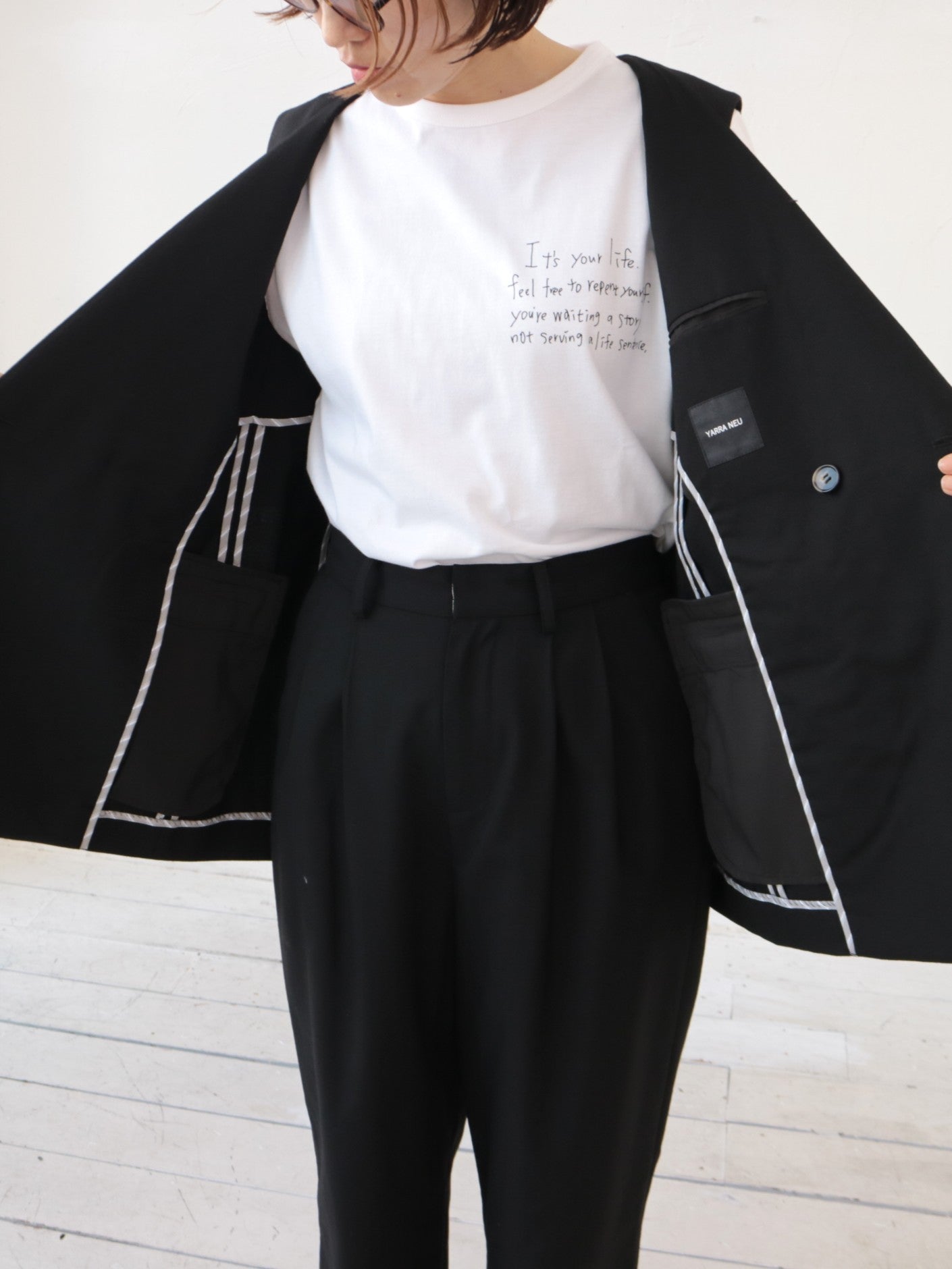 YARRA NEU サマーウールチュニックベスト NU-5618-424