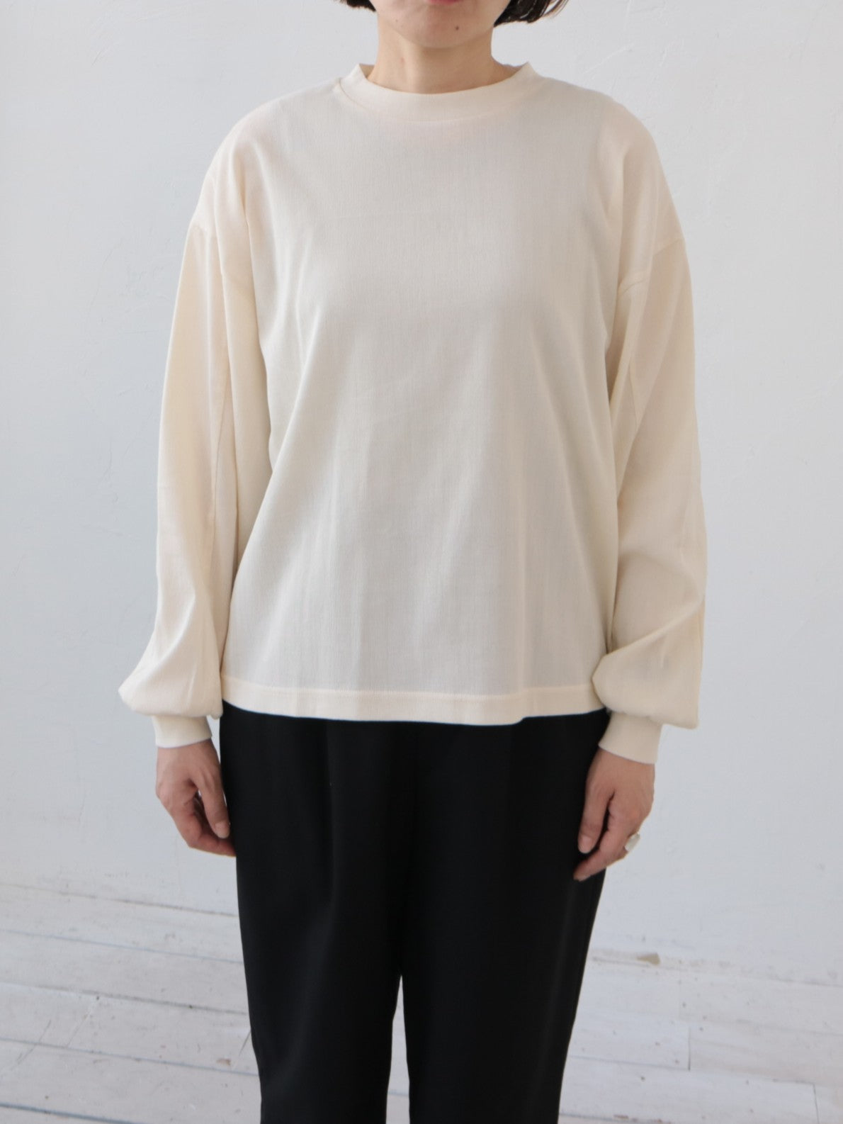 YARRA NEU BIWACOTTONボリューム長袖Tシャツ NU-5611-402
