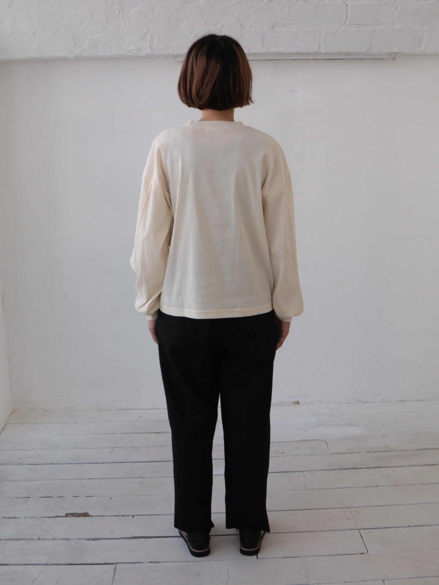 YARRA NEU BIWACOTTONボリューム長袖Tシャツ NU-5611-402