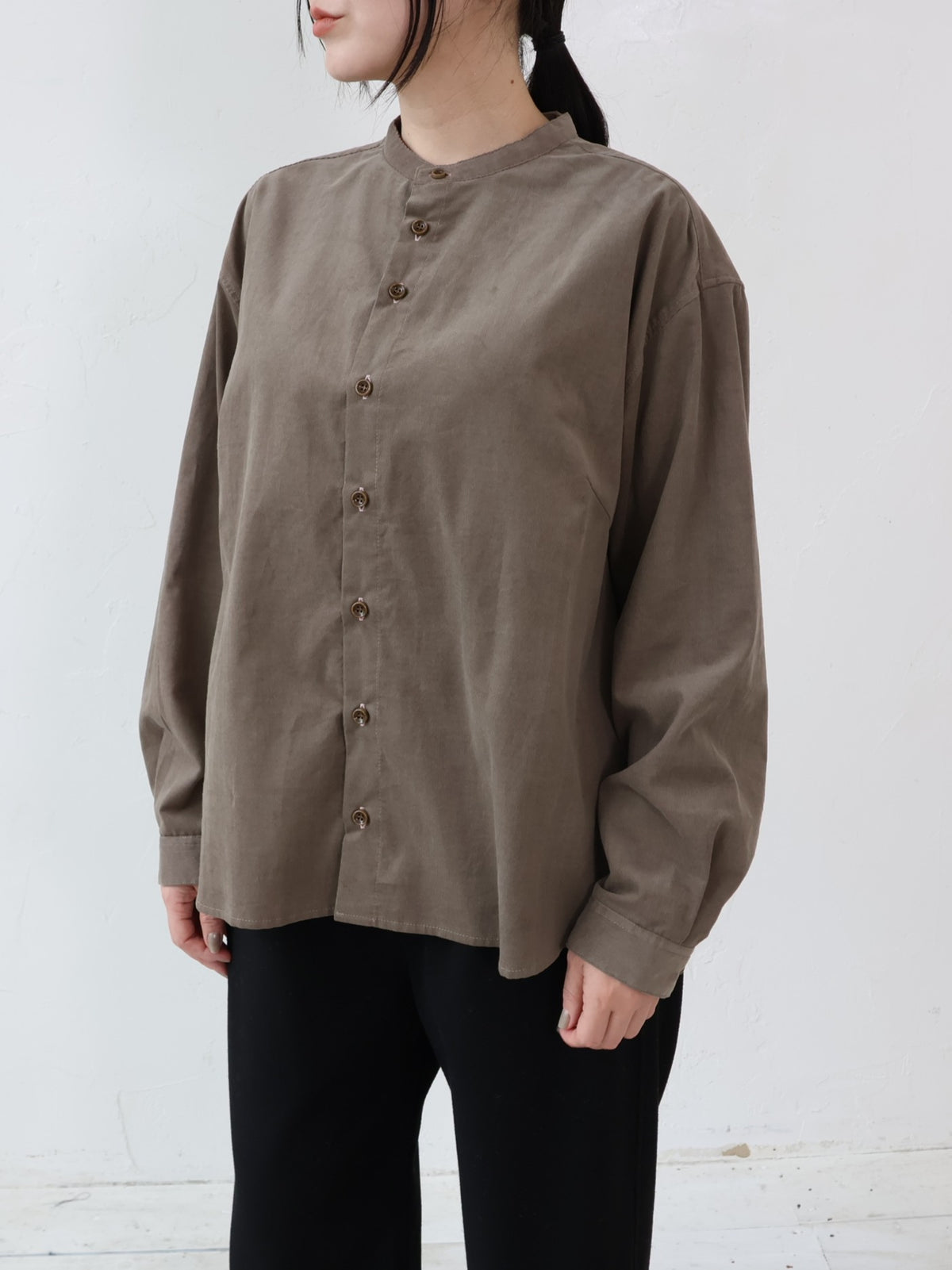YARRA NEU MICRO WALE コーデュロイシャツ NU-5653-436