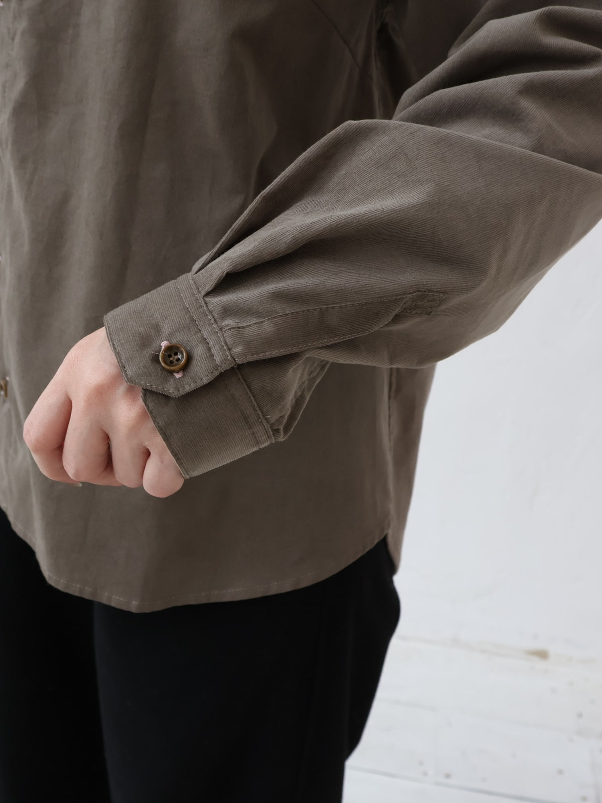 YARRA NEU MICRO WALE コーデュロイシャツ NU-5653-436