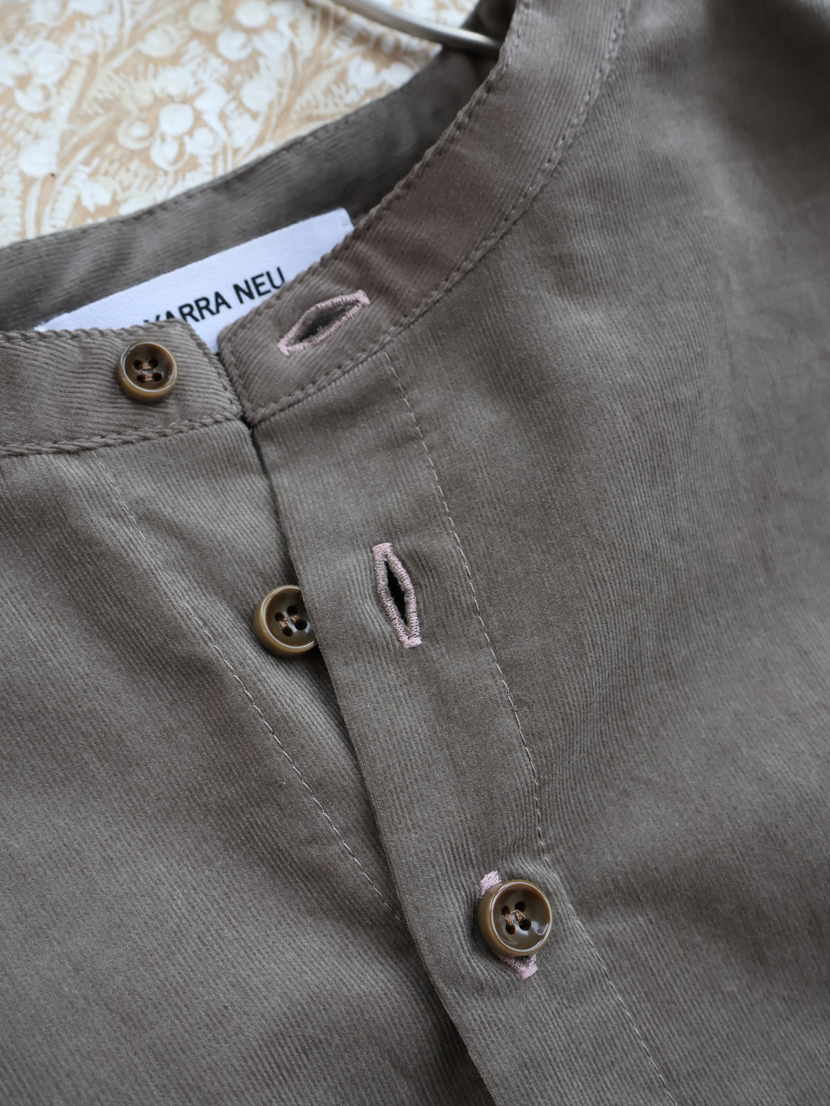 YARRA NEU MICRO WALE コーデュロイシャツ NU-5653-436