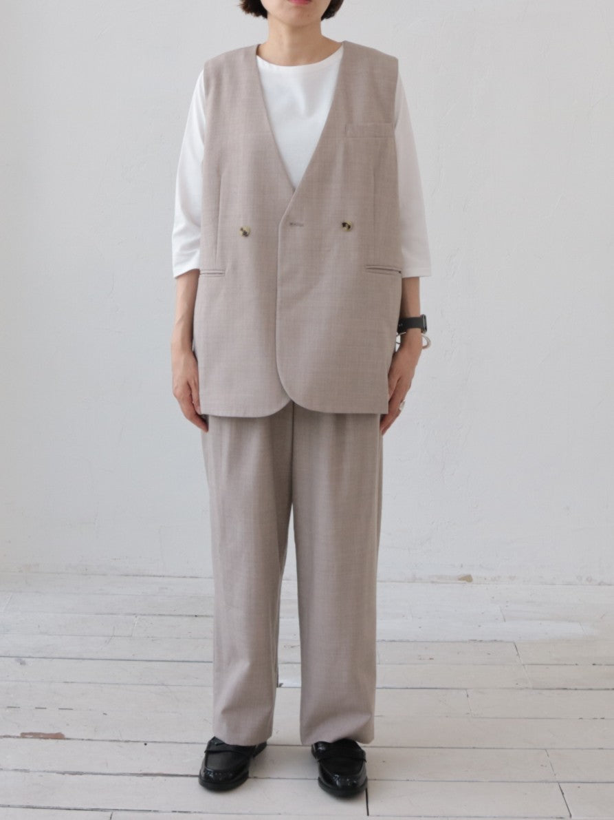 YARRA NEU サマーウールチュニックベスト NU-5618-424