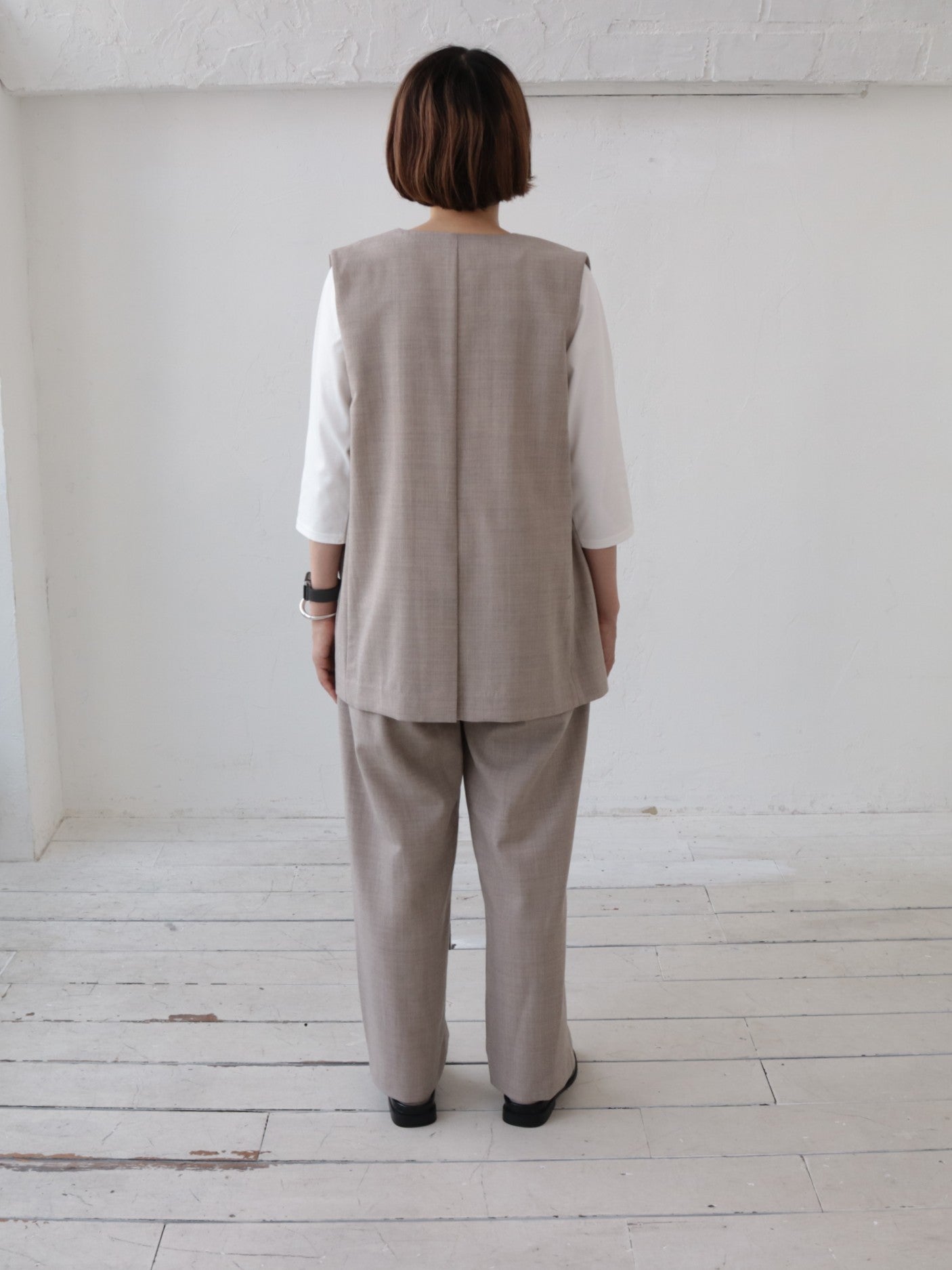 YARRA NEU サマーウールチュニックベスト NU-5618-424