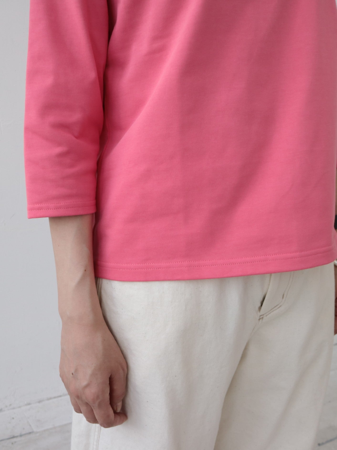 YARRA NEU 高機能コットン7分袖Tシャツ(無地) NU-5611-403