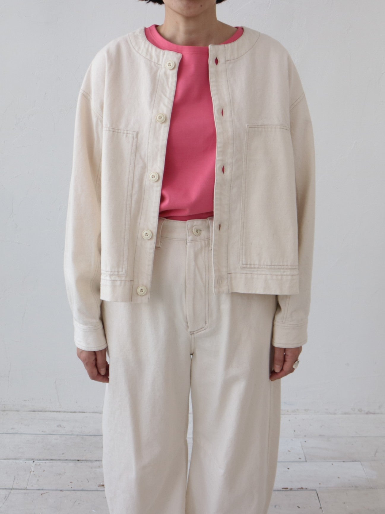 YARRA NEU 10ozノーカラーJAPANデニムジャケット NU-5617-420