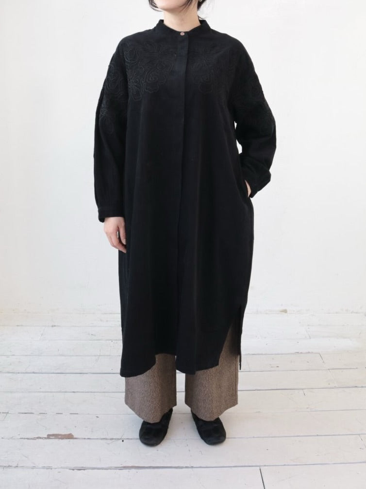 YARRA INDIA刺繍コーデュロイワンピース YR-1554-267
