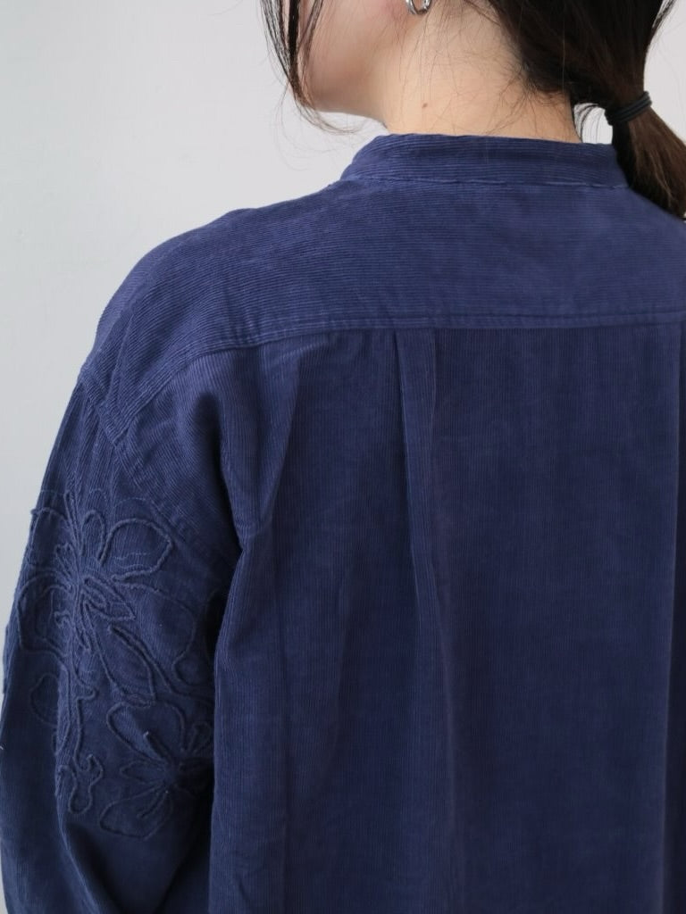 YARRA INDIA刺繍コーデュロイワンピース YR-1554-267