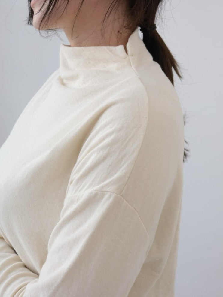 YARRA 40接結天竺ハイネックプルオーバー YR-1551-257