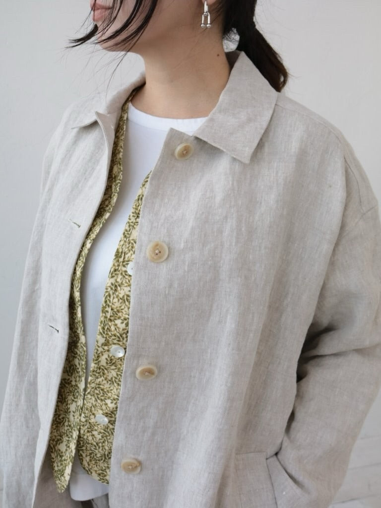 YARRA ナチュラルリネンコート YR-1617-217