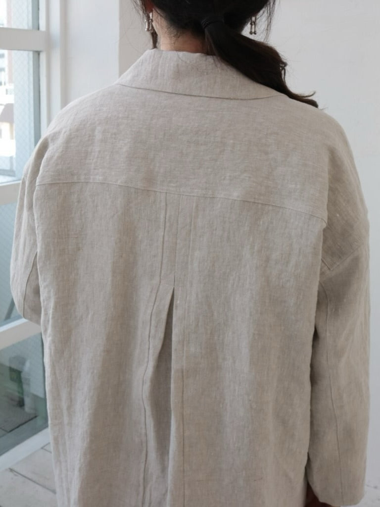 YARRA ナチュラルリネンコート YR-1617-217