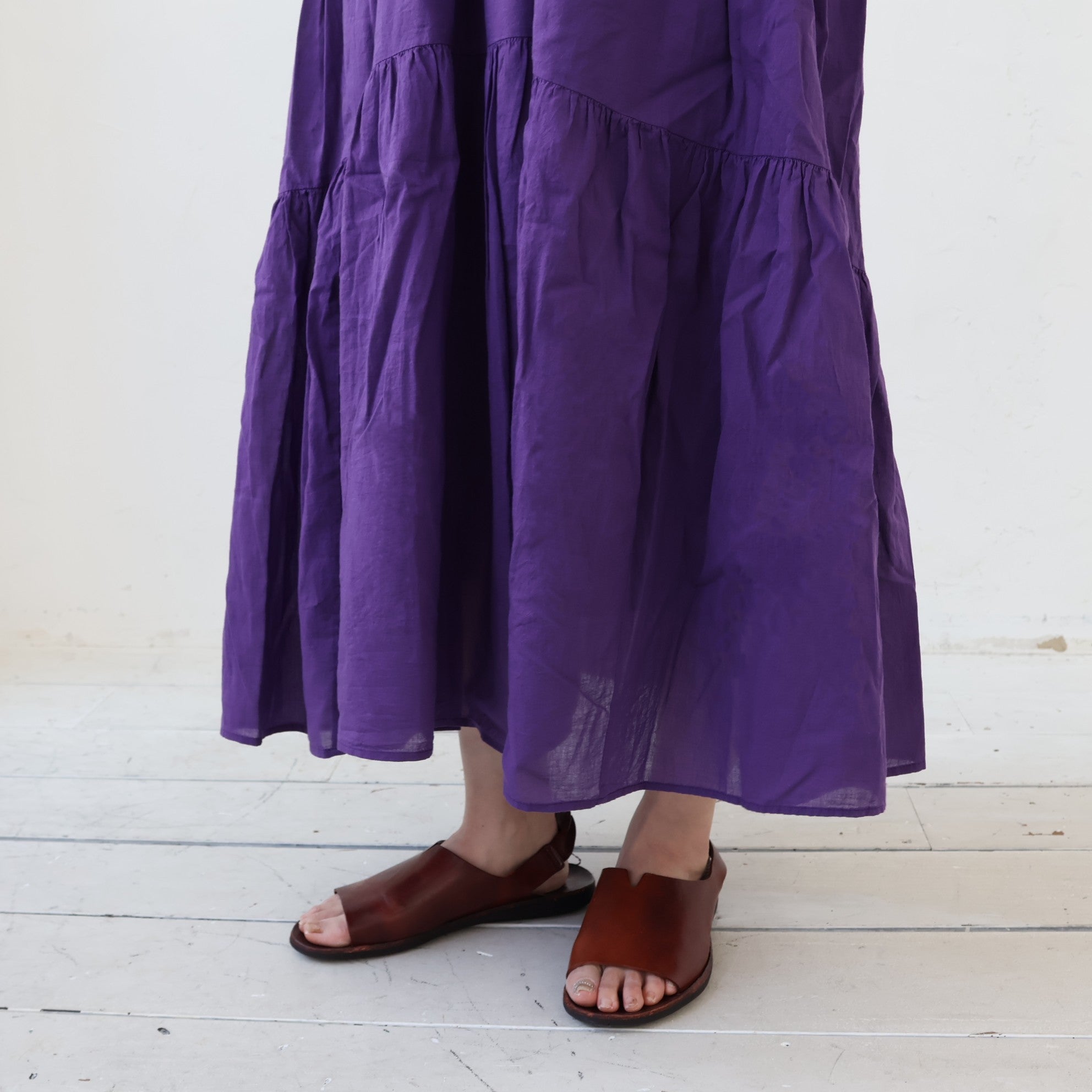 YARRA INDIAピンタックワンピース YR-1624-287